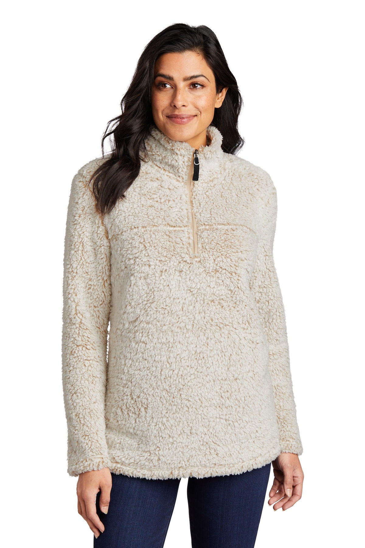 Custom Embroidery or DTF Print - Port Authority ®  Women's Cozy 1/4-Zip Fleece L130