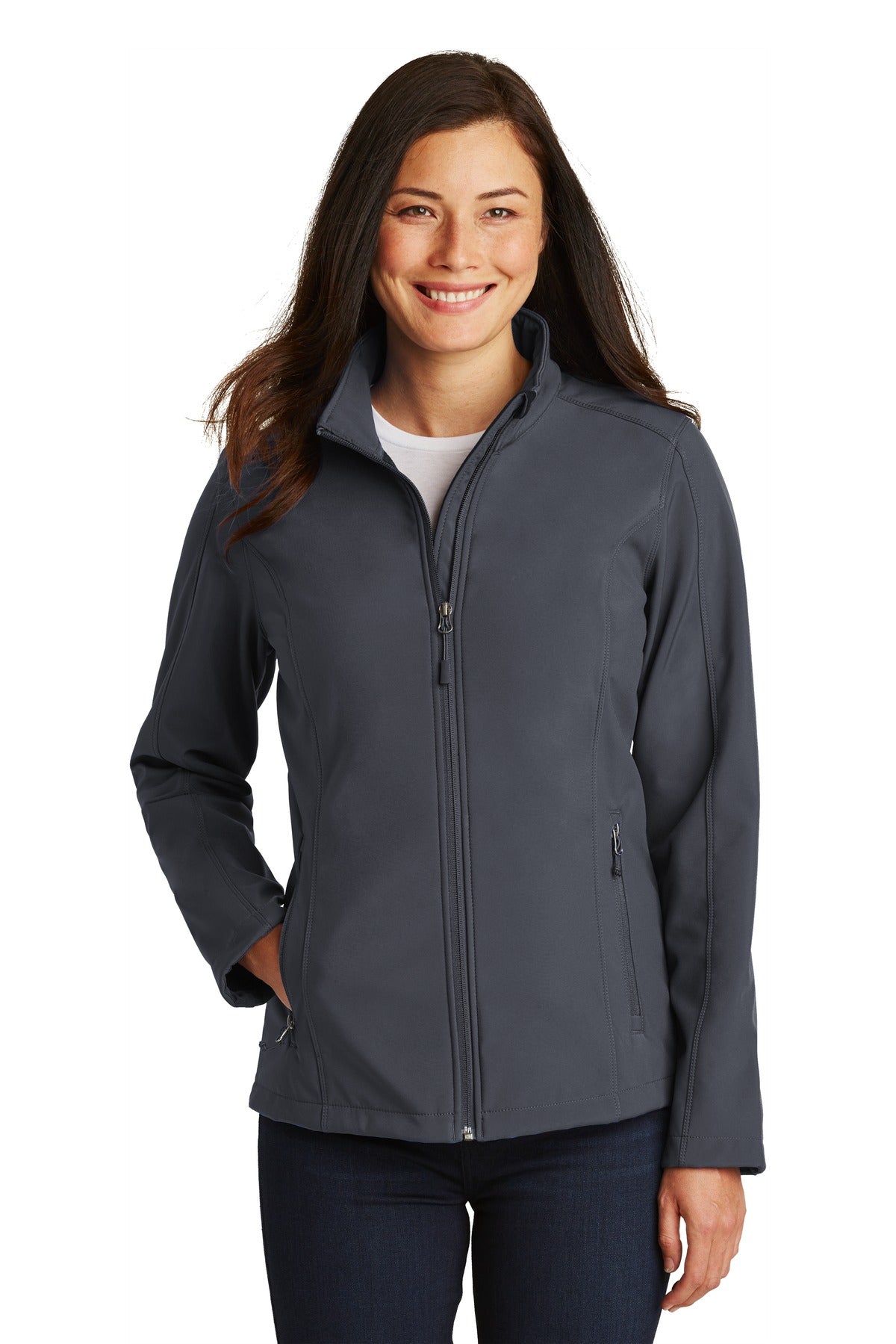 Custom Embroidered - Port Authority® Women's Core Soft Shell Jacket. L317