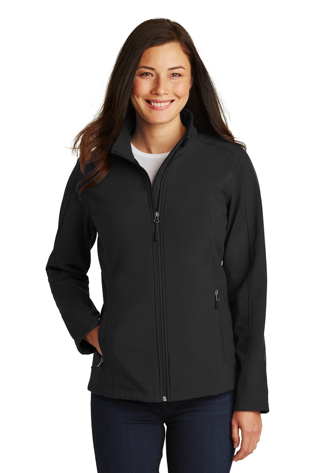 Custom Embroidered - Port Authority® Women's Core Soft Shell Jacket. L317