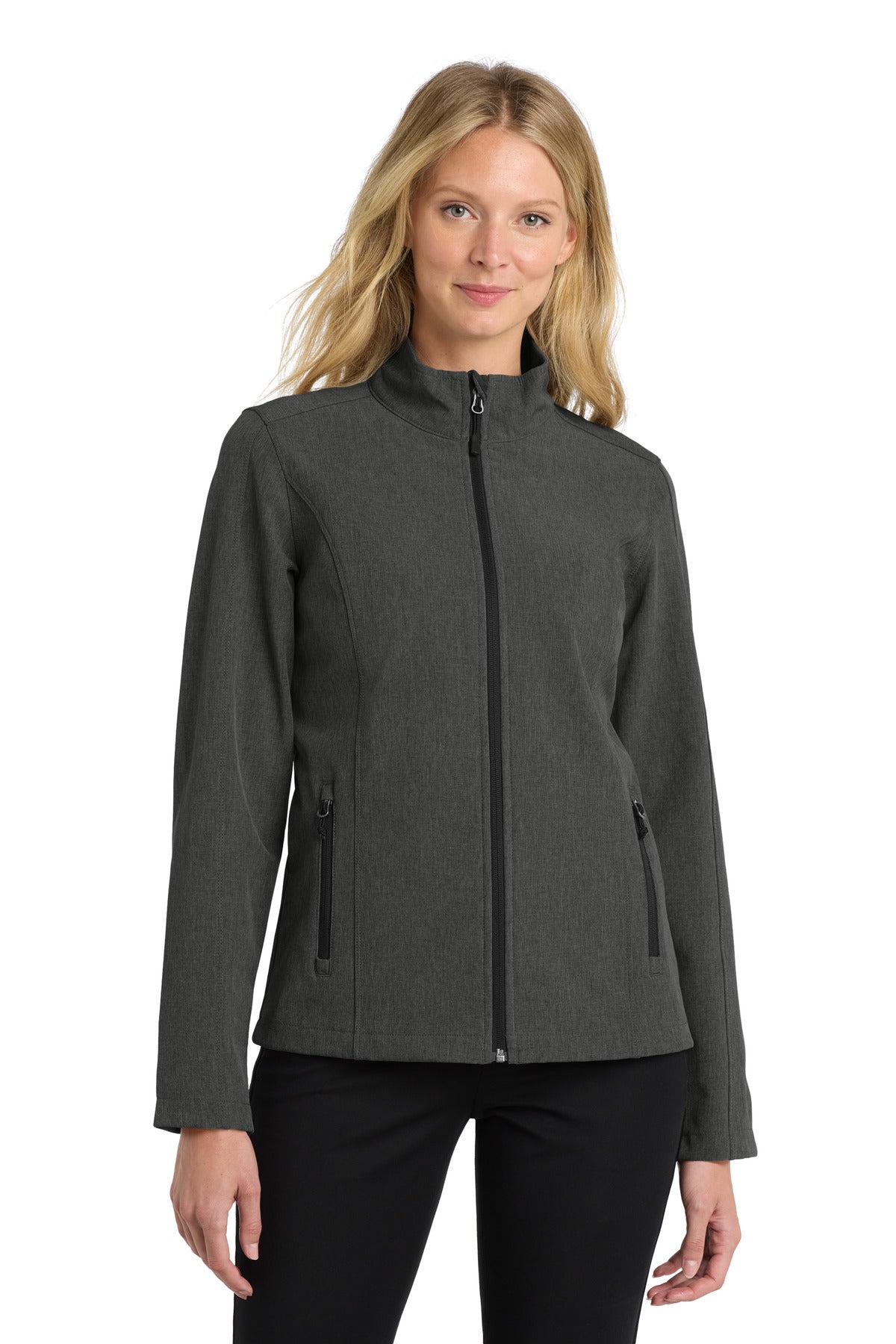 Custom Embroidery or DTF Print - Port Authority ®  Women's Core Soft Shell Jacket. L317