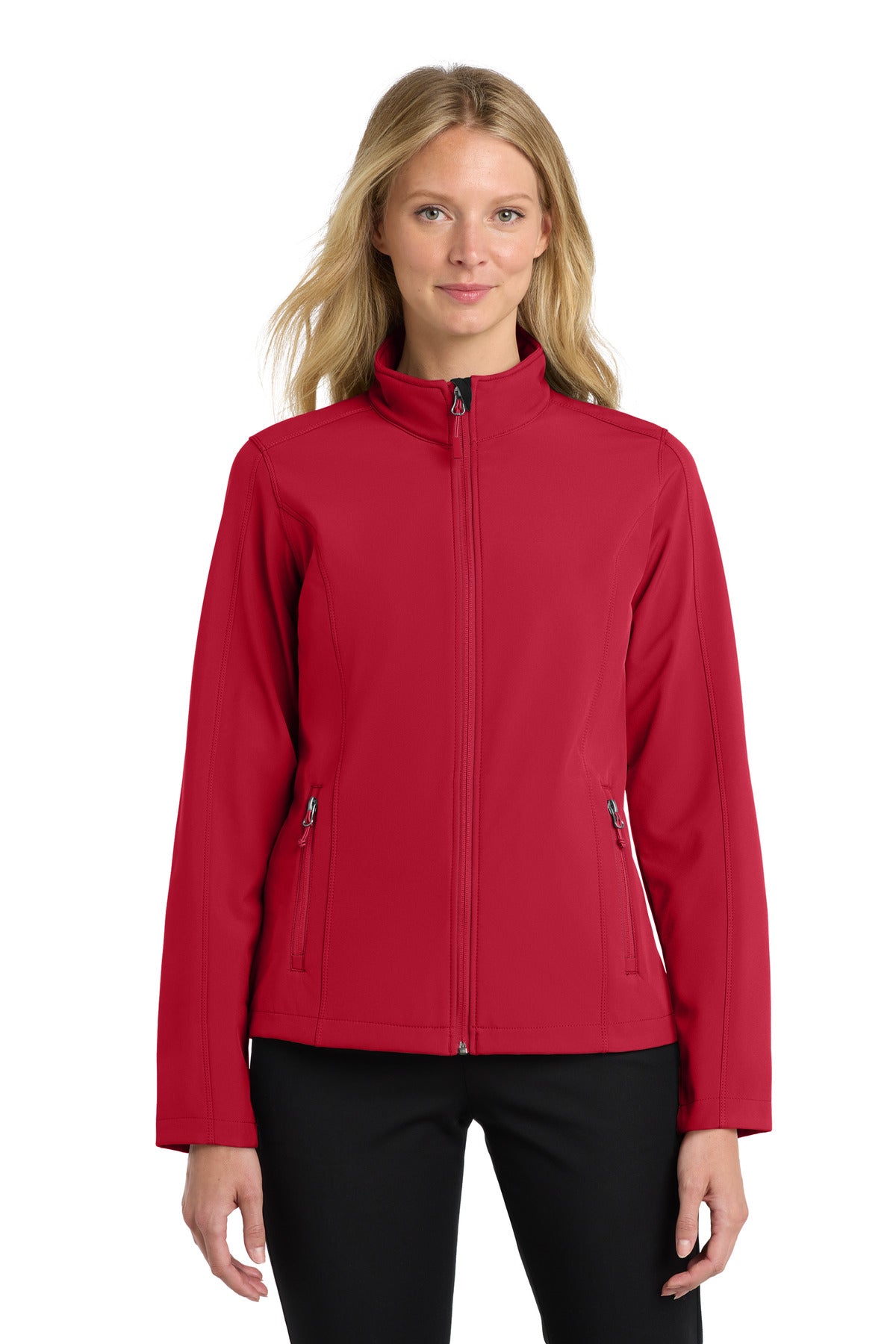 Custom Embroidery or DTF Print - Port Authority ®  Women's Core Soft Shell Jacket. L317
