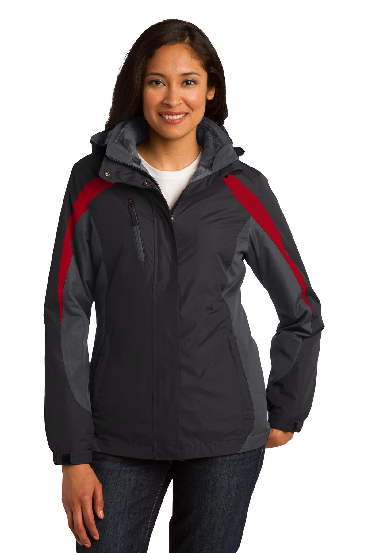 Custom Embroidered - Port Authority® Women's Colorblock 3-in-1 Jacket. L321