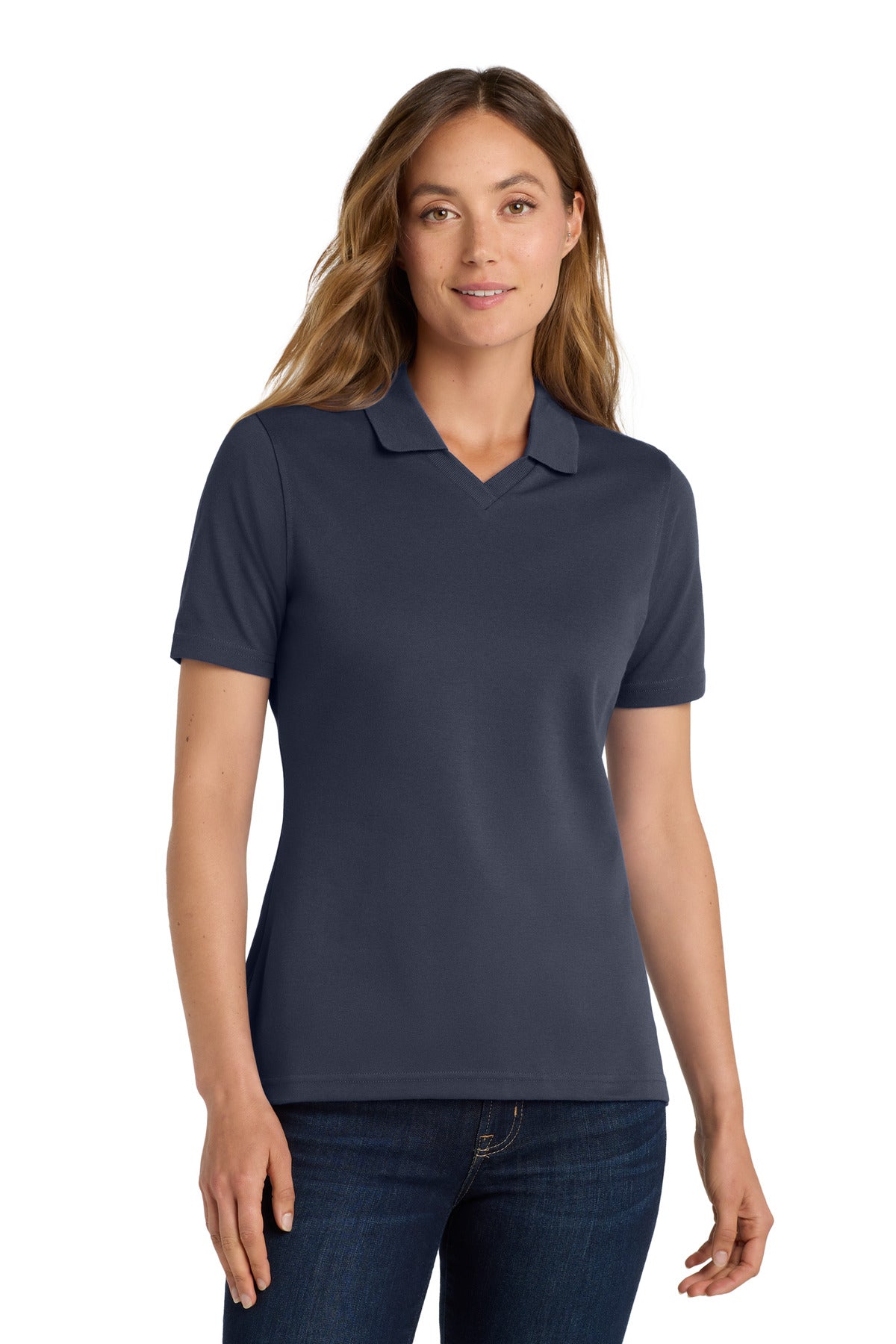 Custom Embroidery or DTF Print - Port Authority ®  Women's Rapid Dry™ Polo.  L455