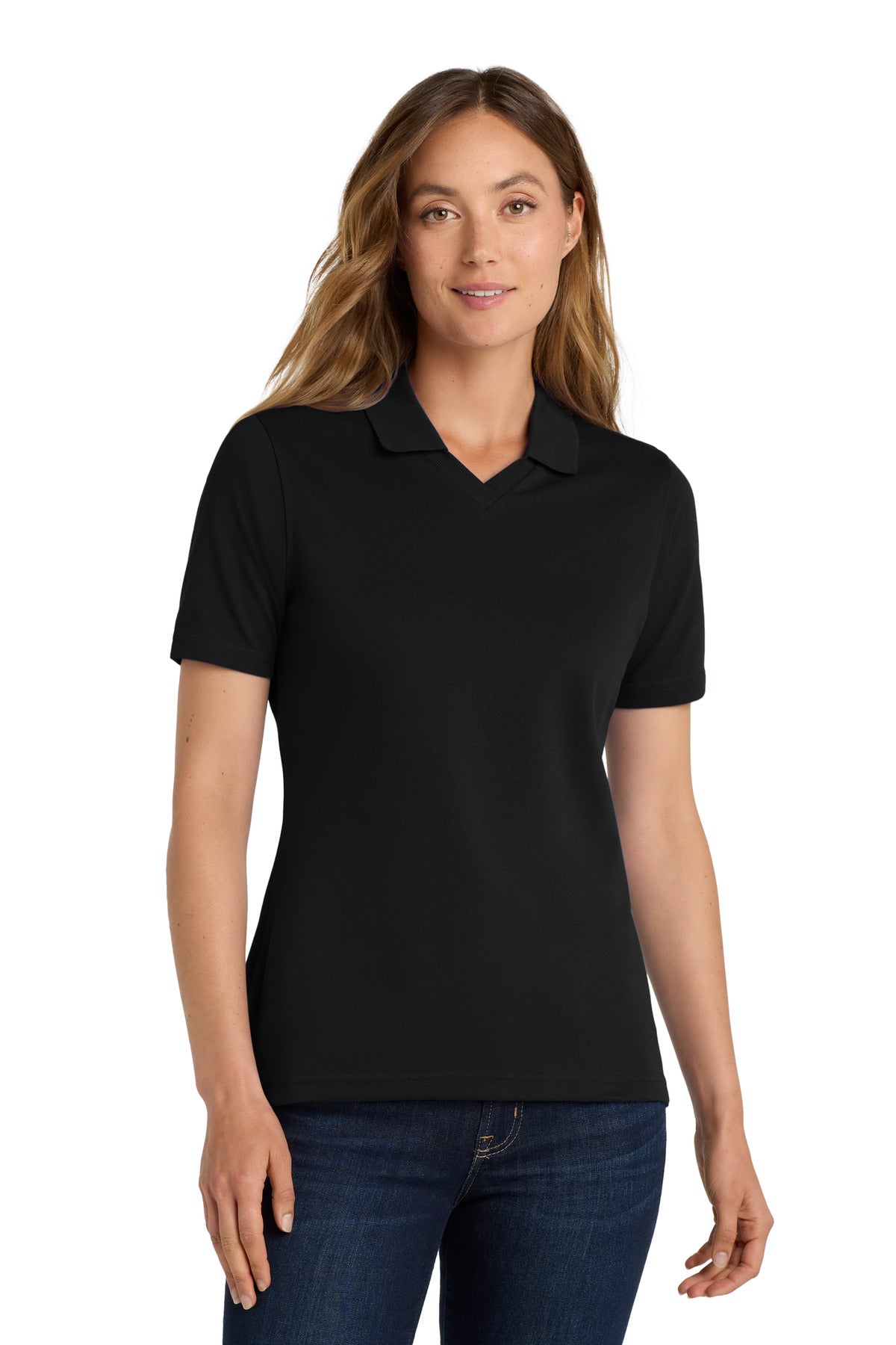 Custom Embroidery or DTF Print - Port Authority ®  Women's Rapid Dry™ Polo.  L455