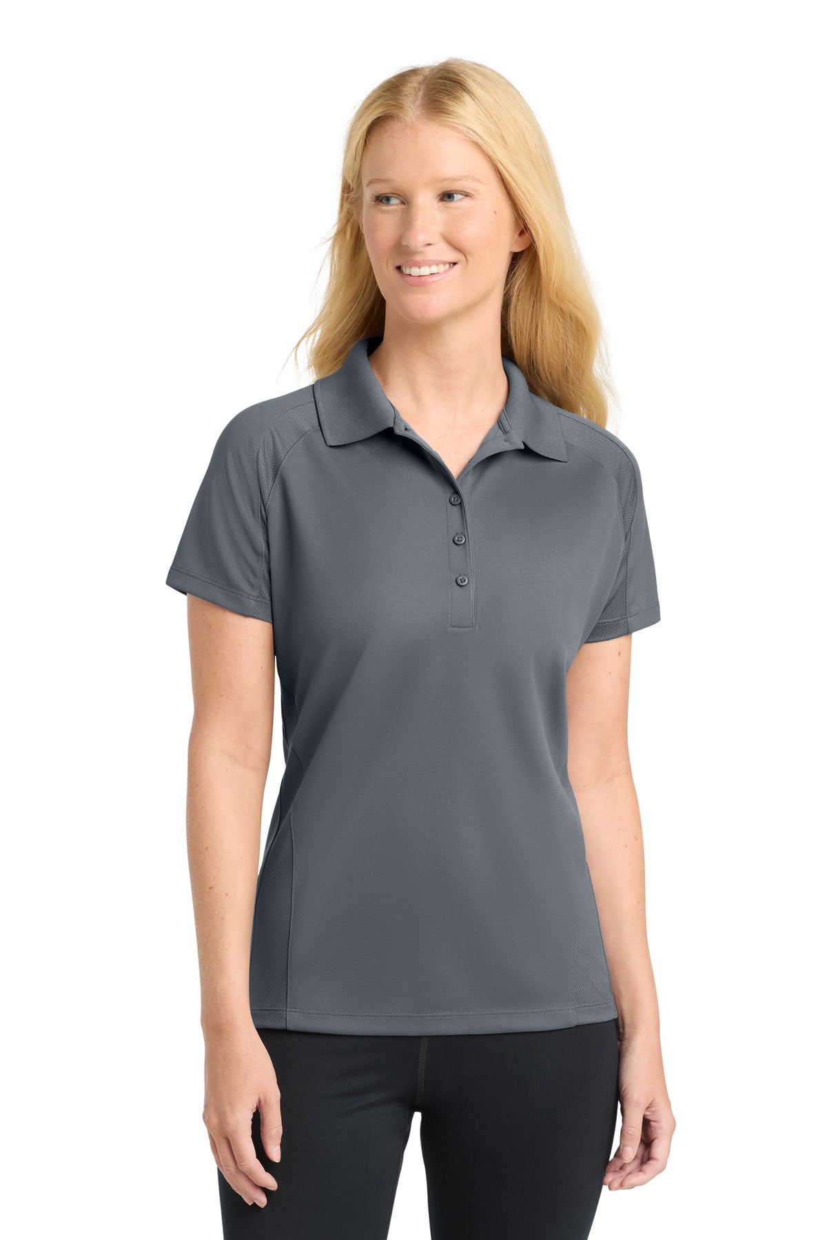 Custom Embroidery or DTF Print - Sport-Tek ®  Women's Dri-Mesh ®  Pro Polo. L474