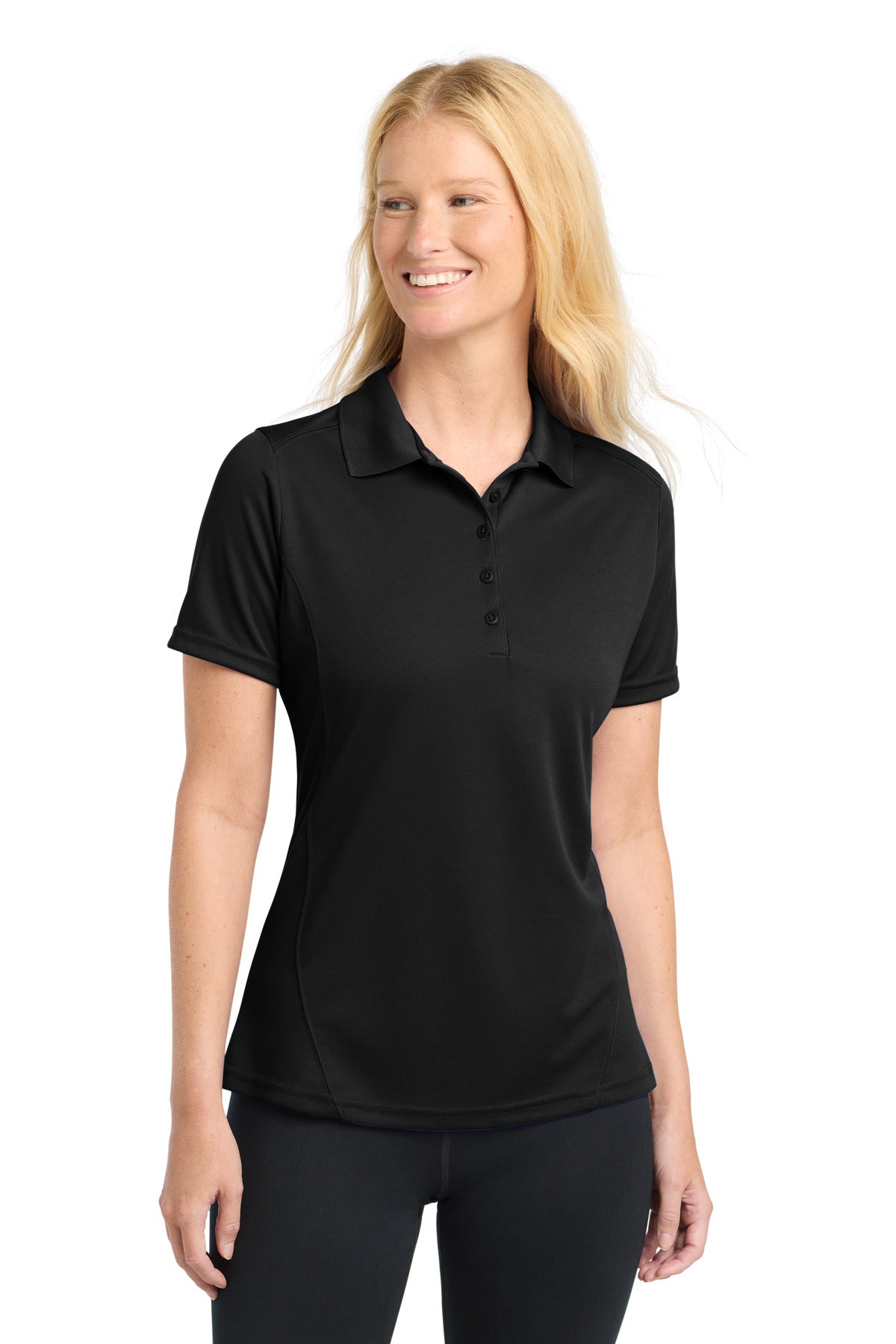 Custom Embroidery or DTF Print - Sport-Tek ®  Women's Dry Zone ®  Raglan Accent Polo. L475