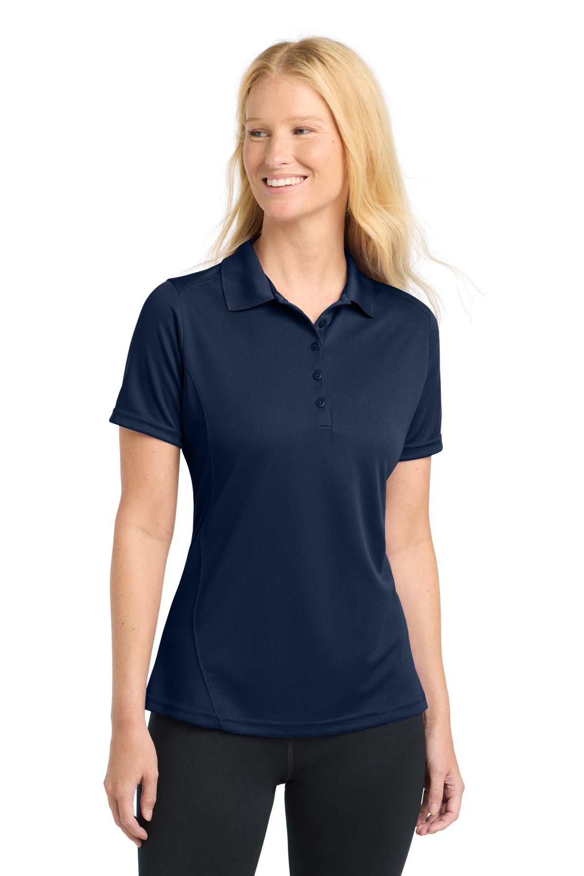 Custom Embroidery or DTF Print - Sport-Tek ®  Women's Dry Zone ®  Raglan Accent Polo. L475