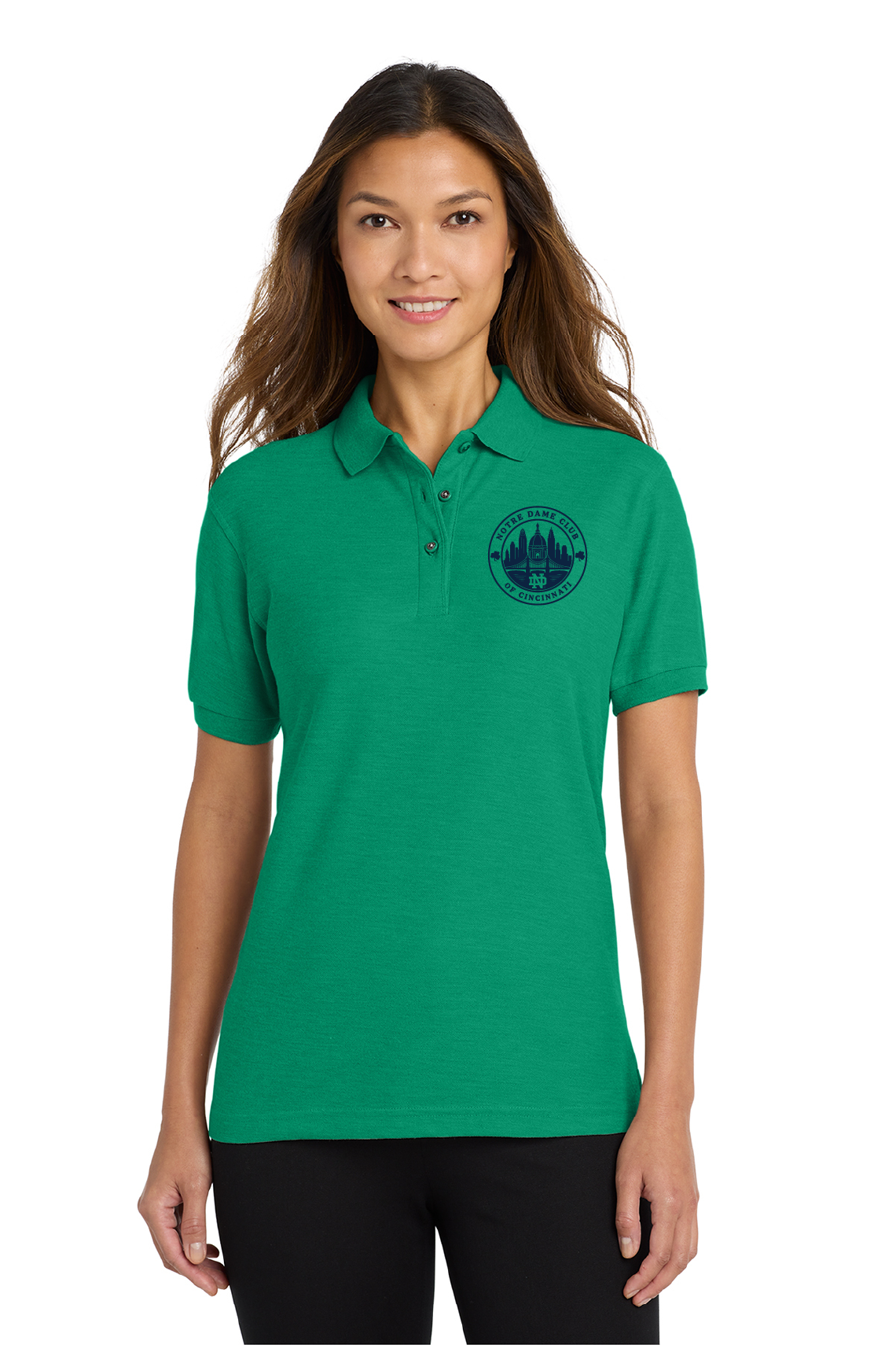 ND Club of Cincinnati - Port Authority ® Women's Silk Touch™ Polo. L500