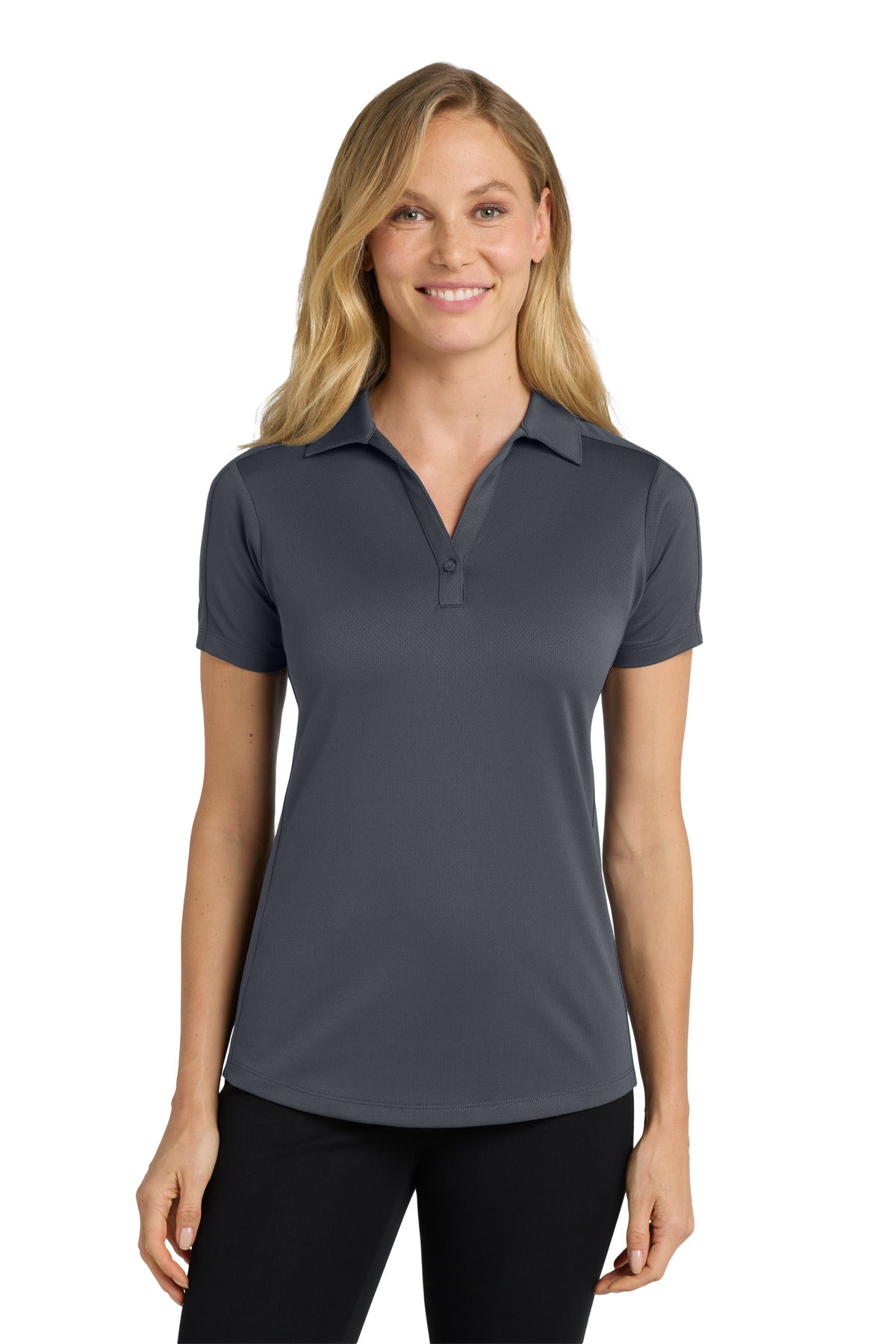 Custom Embroidery or DTF Print - Port Authority ®  Women's Diamond Jacquard Polo. L569