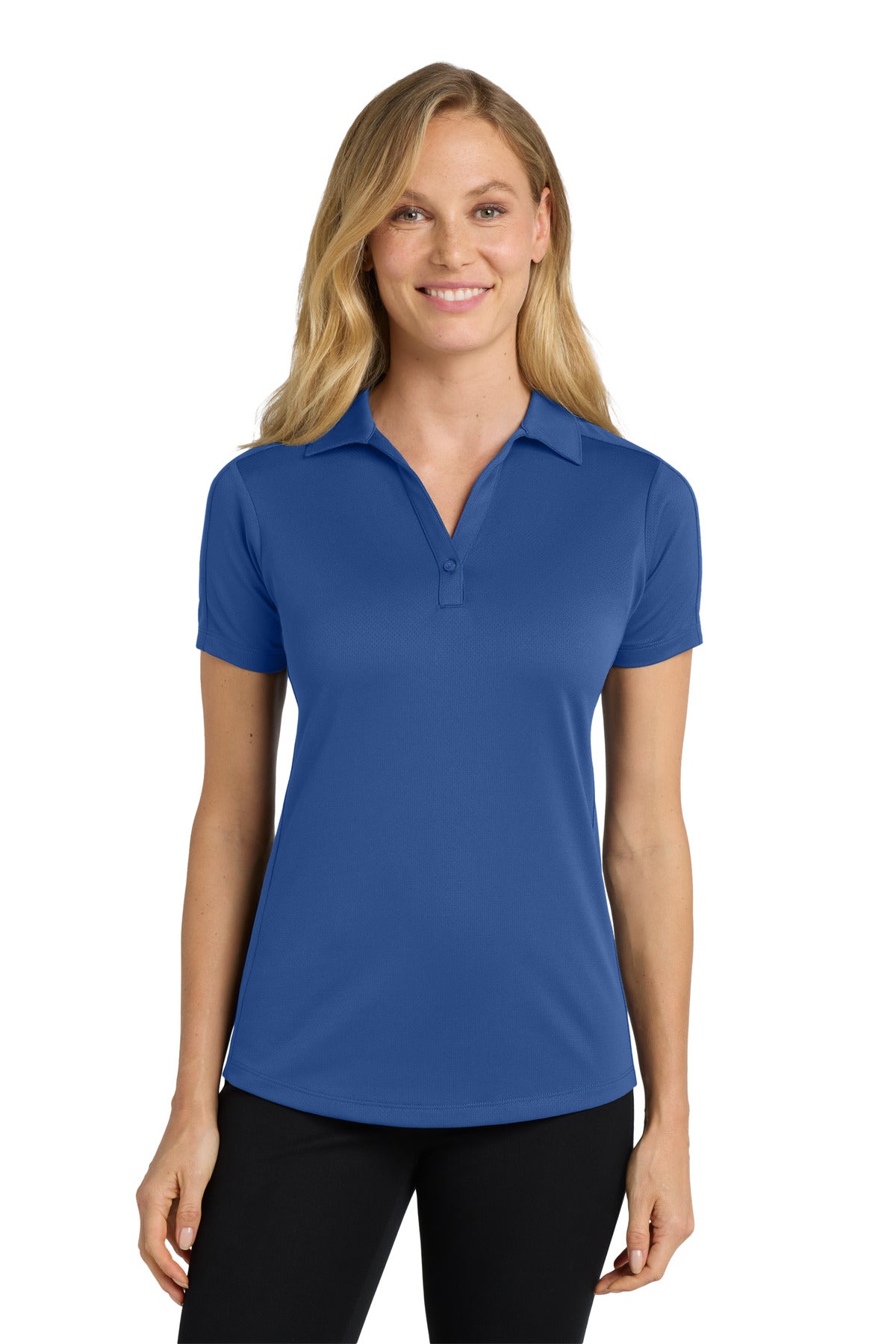 Custom Embroidery or DTF Print - Port Authority ®  Women's Diamond Jacquard Polo. L569