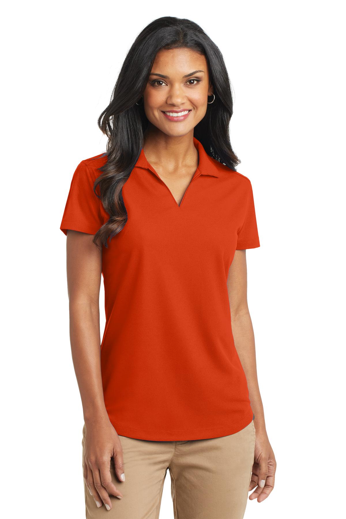 Custom Embroidery or DTF Print - Port Authority ®  Women's Dry Zone ®  Grid Polo. L572