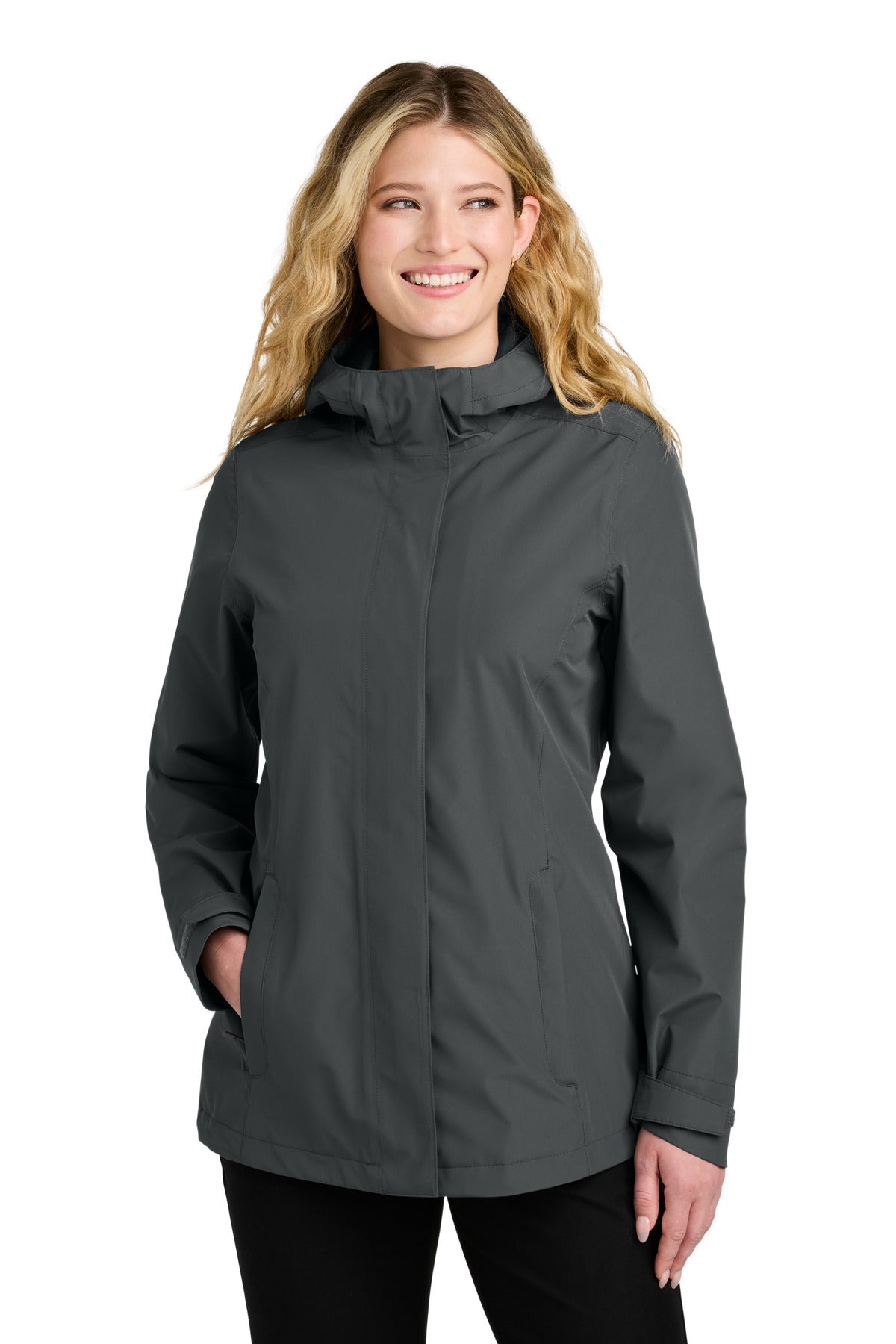 Custom Embroidery or DTF Print - Port Authority ®  Women's C-FREE ®  Rain Jacket L714