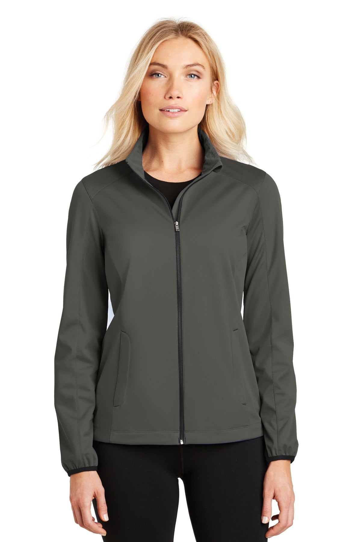 Custom Embroidery or DTF Print - Port Authority ®  Women's Active Soft Shell Jacket. L717