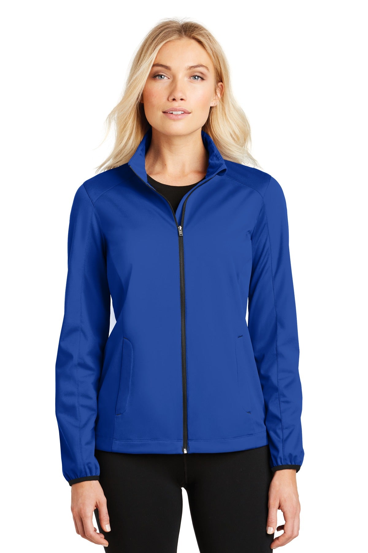Custom Embroidery or DTF Print - Port Authority ®  Women's Active Soft Shell Jacket. L717