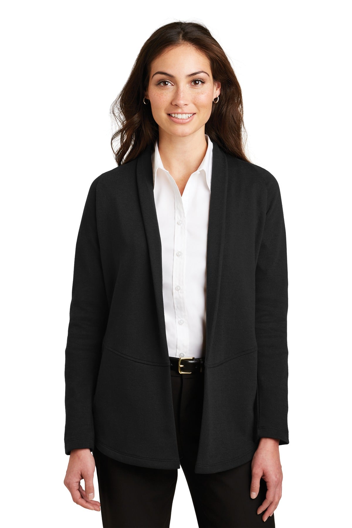 Custom Embroidery or DTF Print - Port Authority ®  Women's Interlock Cardigan. L807