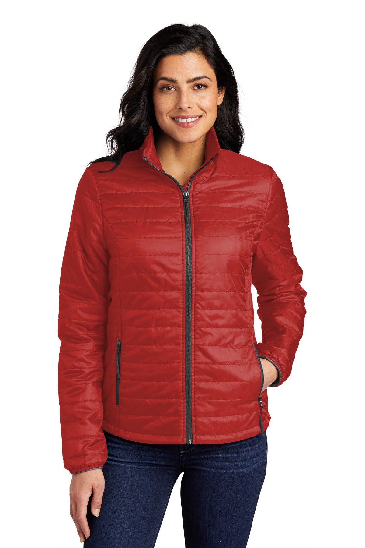 Custom Embroidered - Port Authority® Women's Packable Puffy Jacket L850