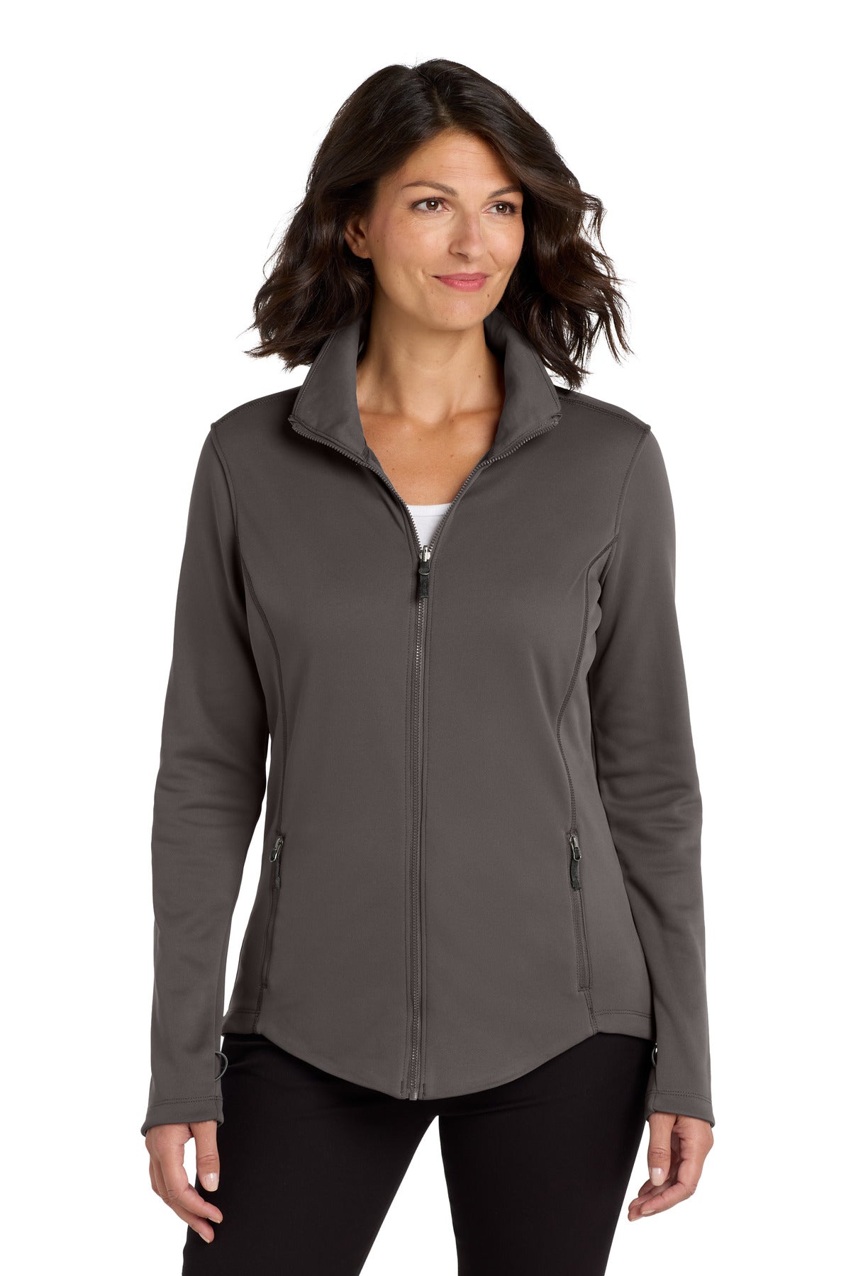 Custom Embroidery or DTF Print - Port Authority  ®  Women's Collective Smooth Fleece Jacket. L904