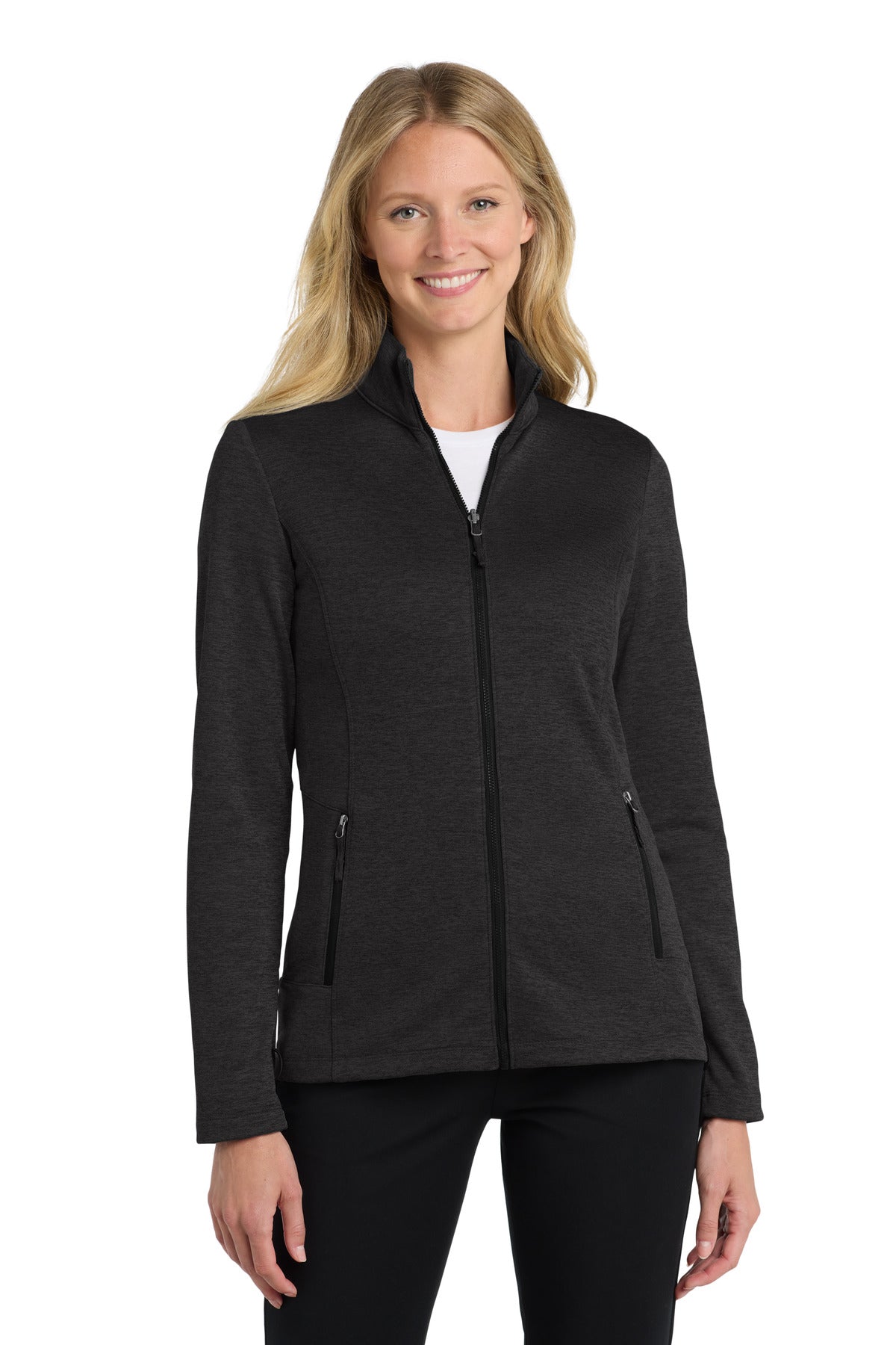 Custom Embroidery or DTF Print - Port Authority  ®  Women's Collective Striated Fleece Jacket. L905