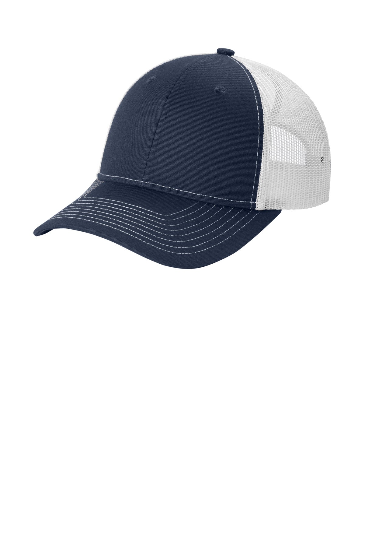 Custom Embroidery or DTF Print - Port Authority ®  Snapback Ponytail Trucker Cap LC401