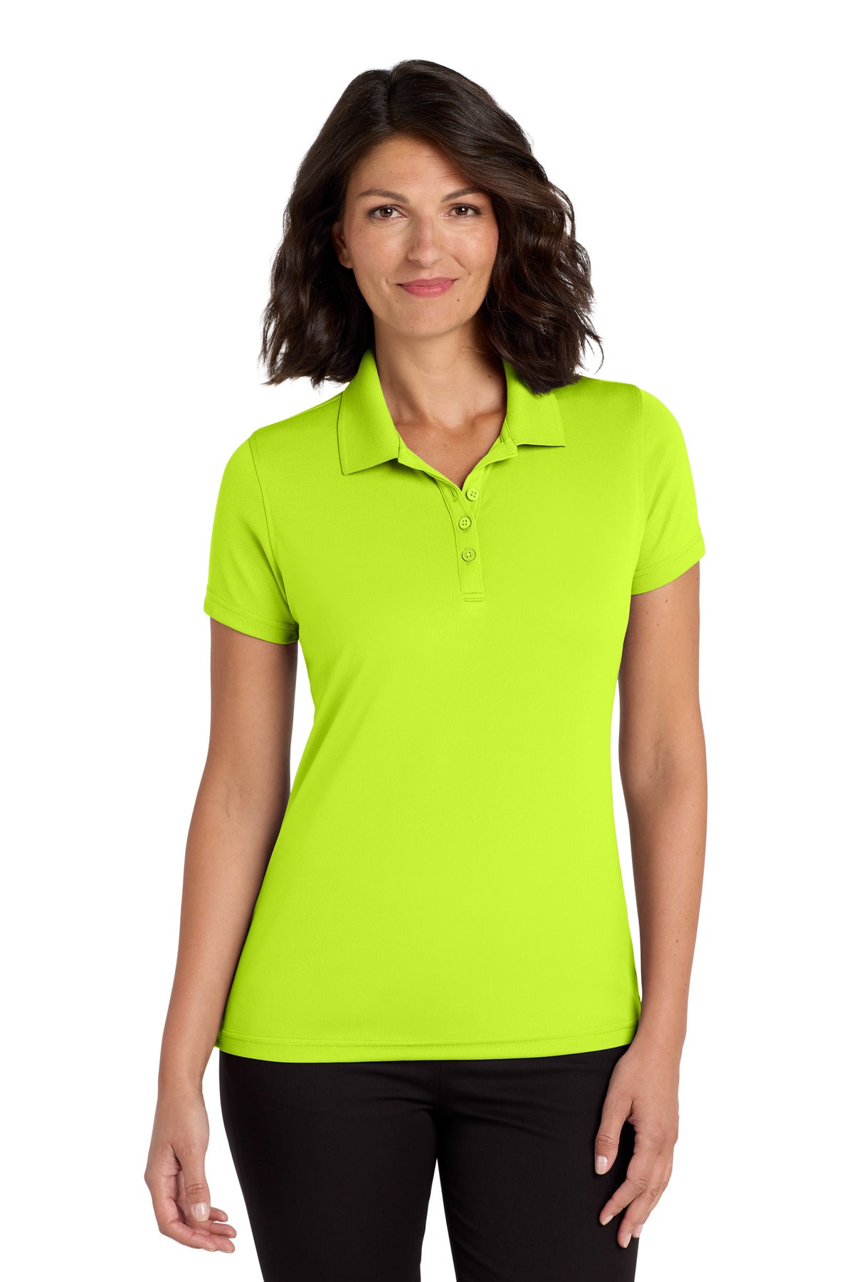 Custom Embroidery or DTF Print - Port Authority ®  Women's Dry Zone ®  UV Micro-Mesh Polo. LK110