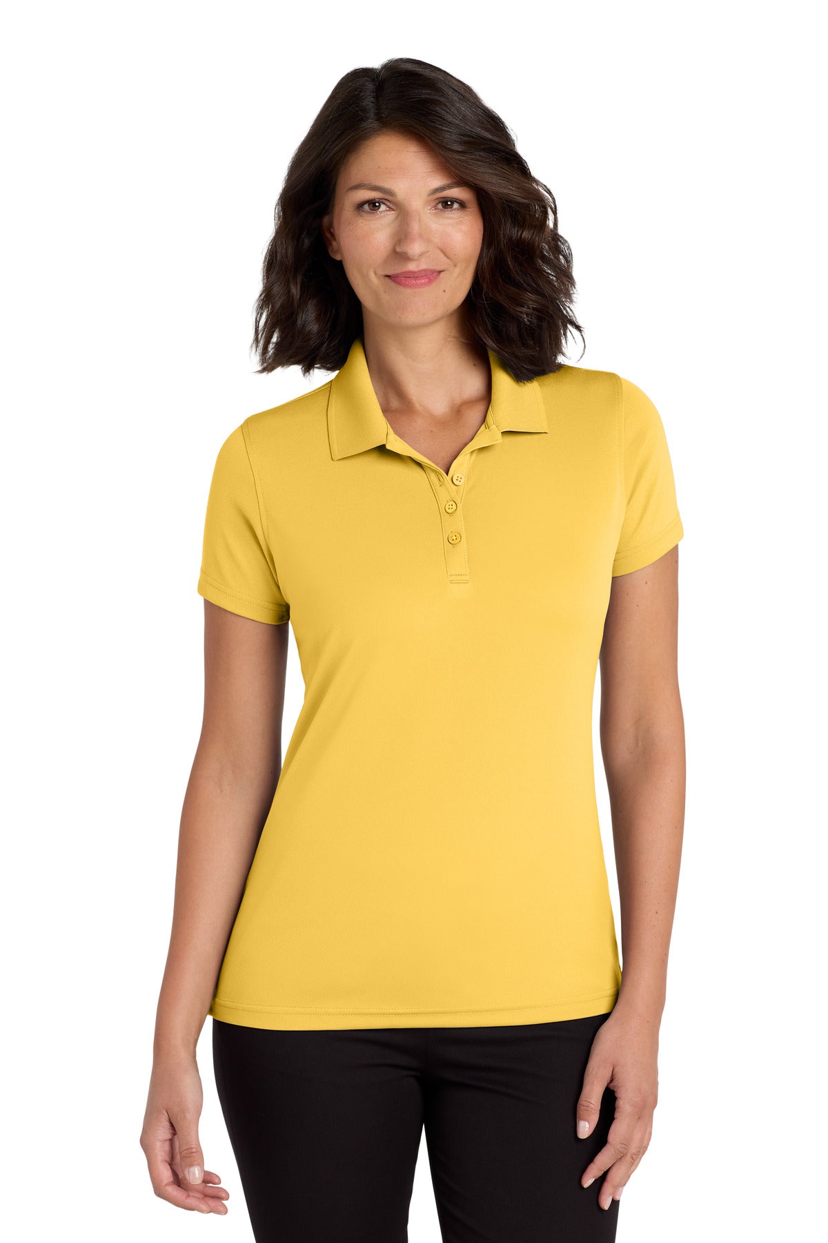 Custom Embroidery or DTF Print - Port Authority ®  Women's Dry Zone ®  UV Micro-Mesh Polo. LK110