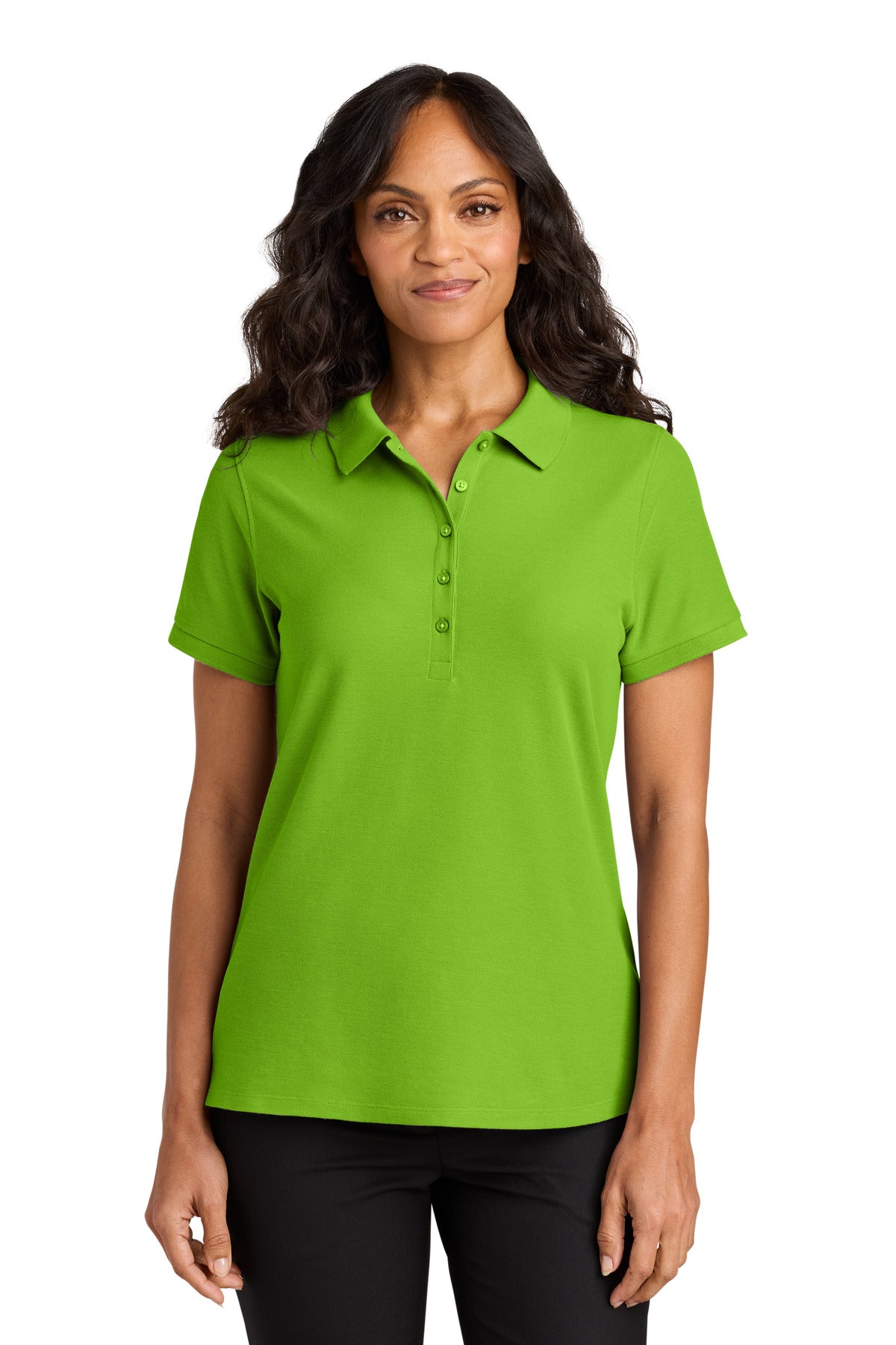 Custom Embroidery or DTF Print - Port Authority ®  Women's Wearever Signature Pique Polo LK200