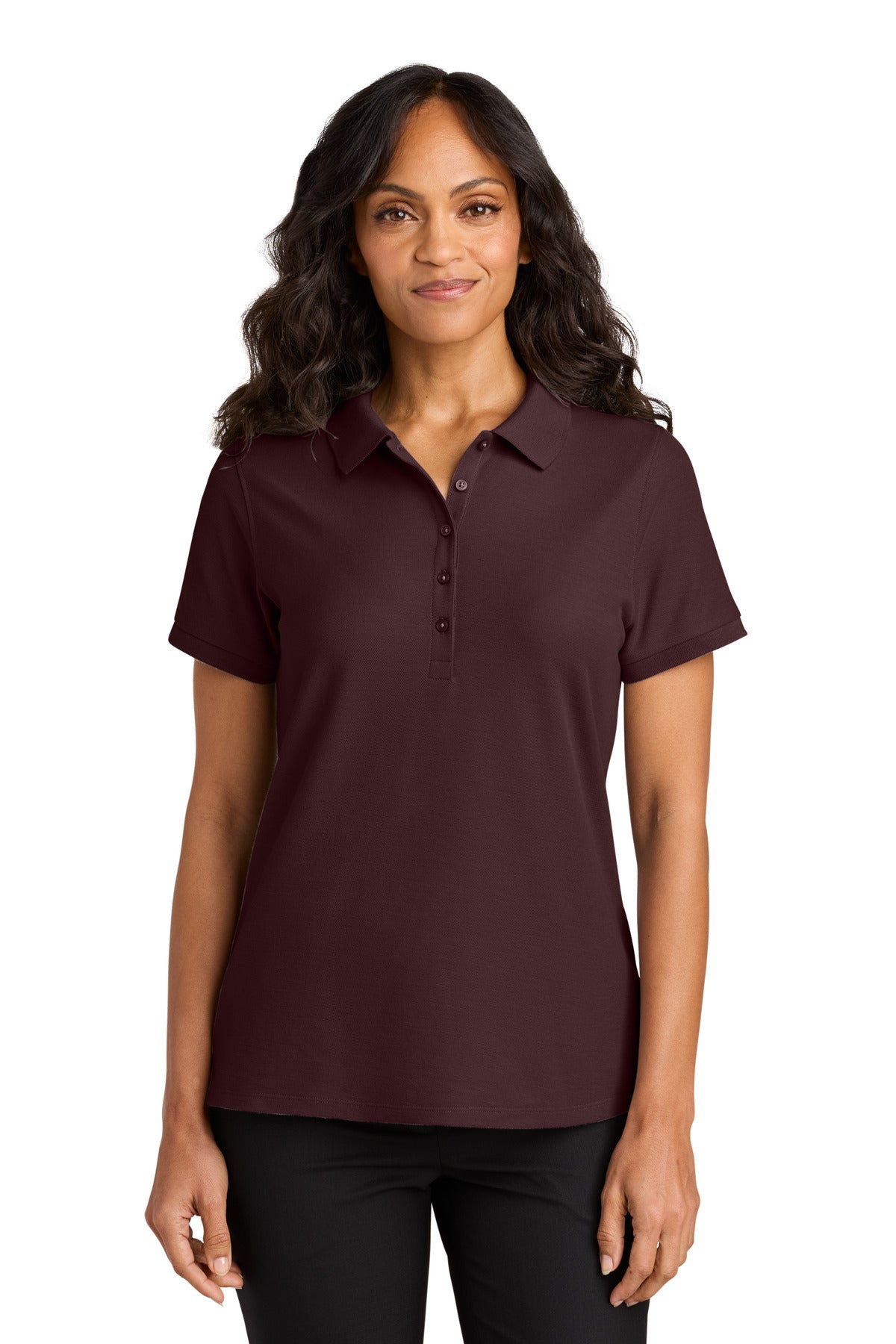 Custom Embroidery or DTF Print - Port Authority ®  Women's Wearever Signature Pique Polo LK200