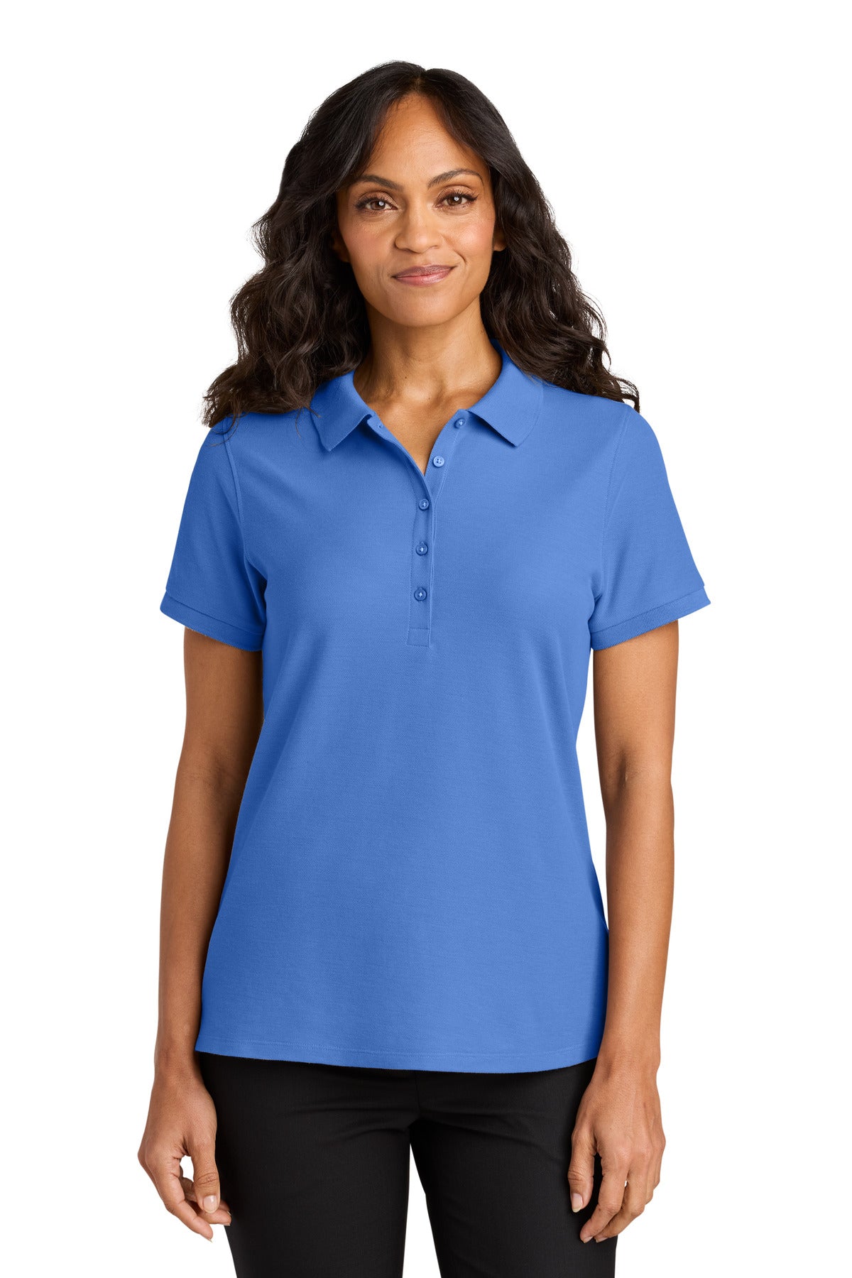 Custom Embroidery or DTF Print - Port Authority ®  Women's Wearever Signature Pique Polo LK200