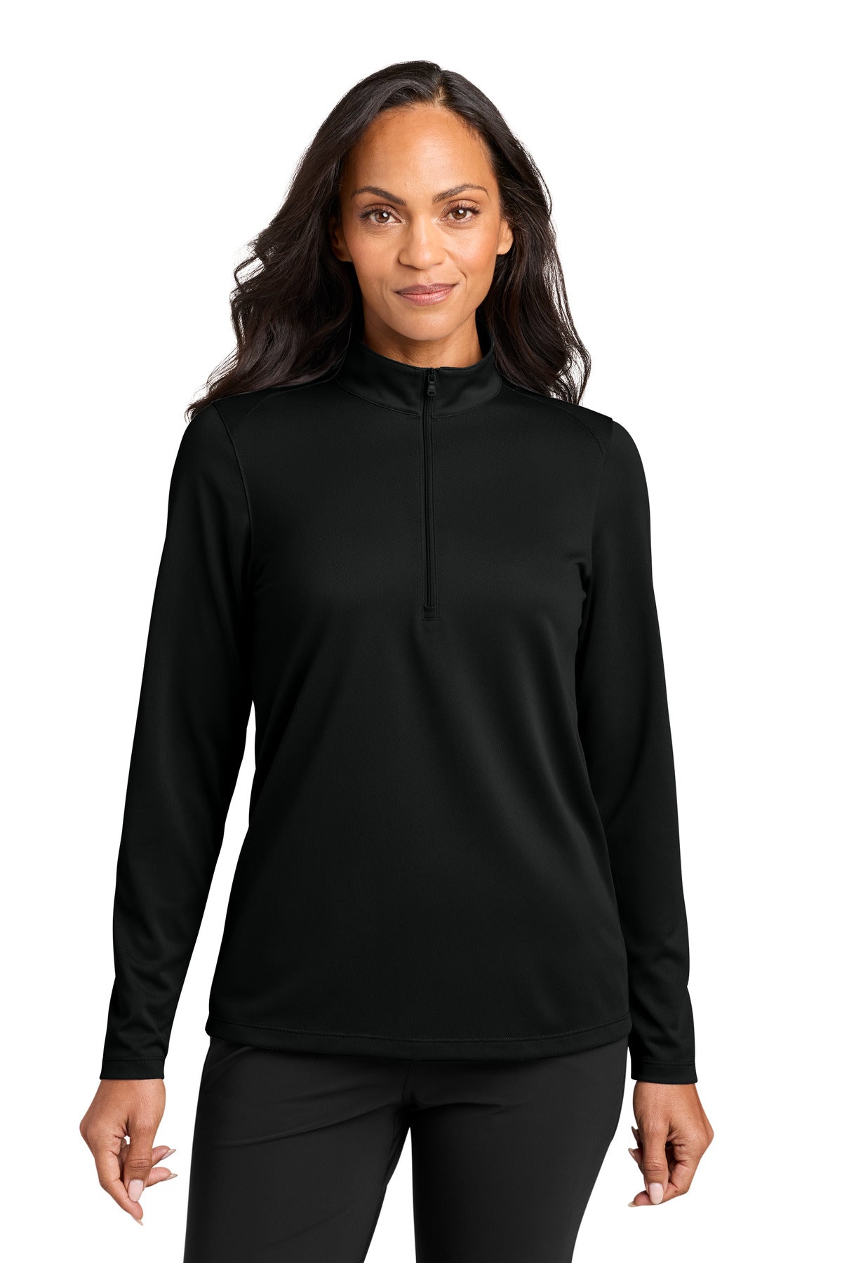 Custom Embroidery or DTF Print - Port Authority ®  Women's Wearever Performance Pique 1/4-Zip LK241