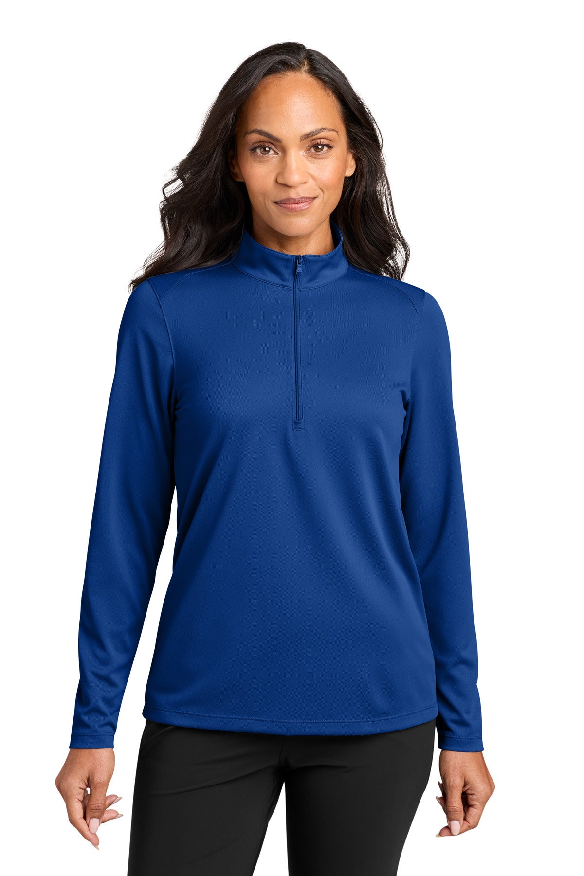 Custom Embroidery or DTF Print - Port Authority ®  Women's Wearever Performance Pique 1/4-Zip LK241