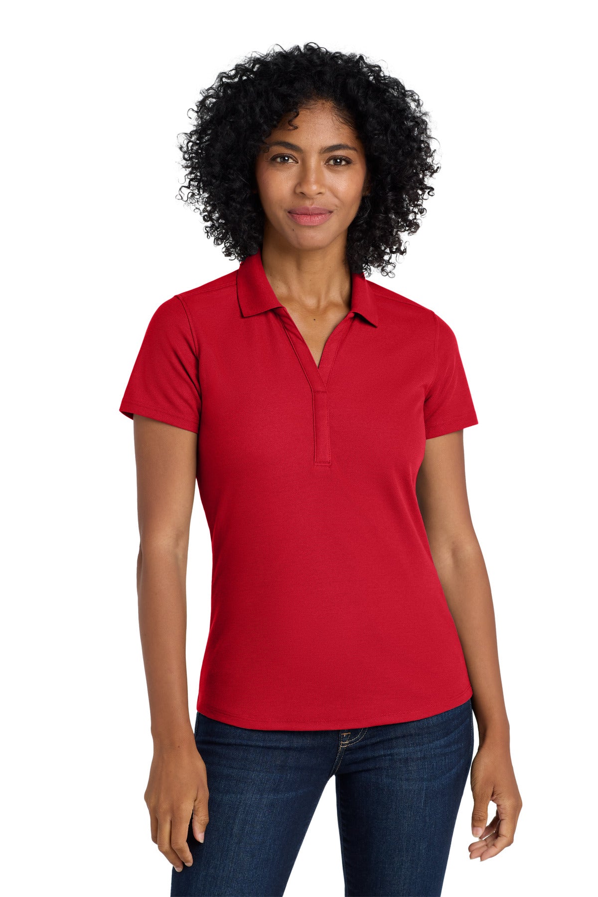 Custom Embroidery or DTF Print - Port Authority  ®  Women's EZPerformance  ™  Pique Polo. LK600