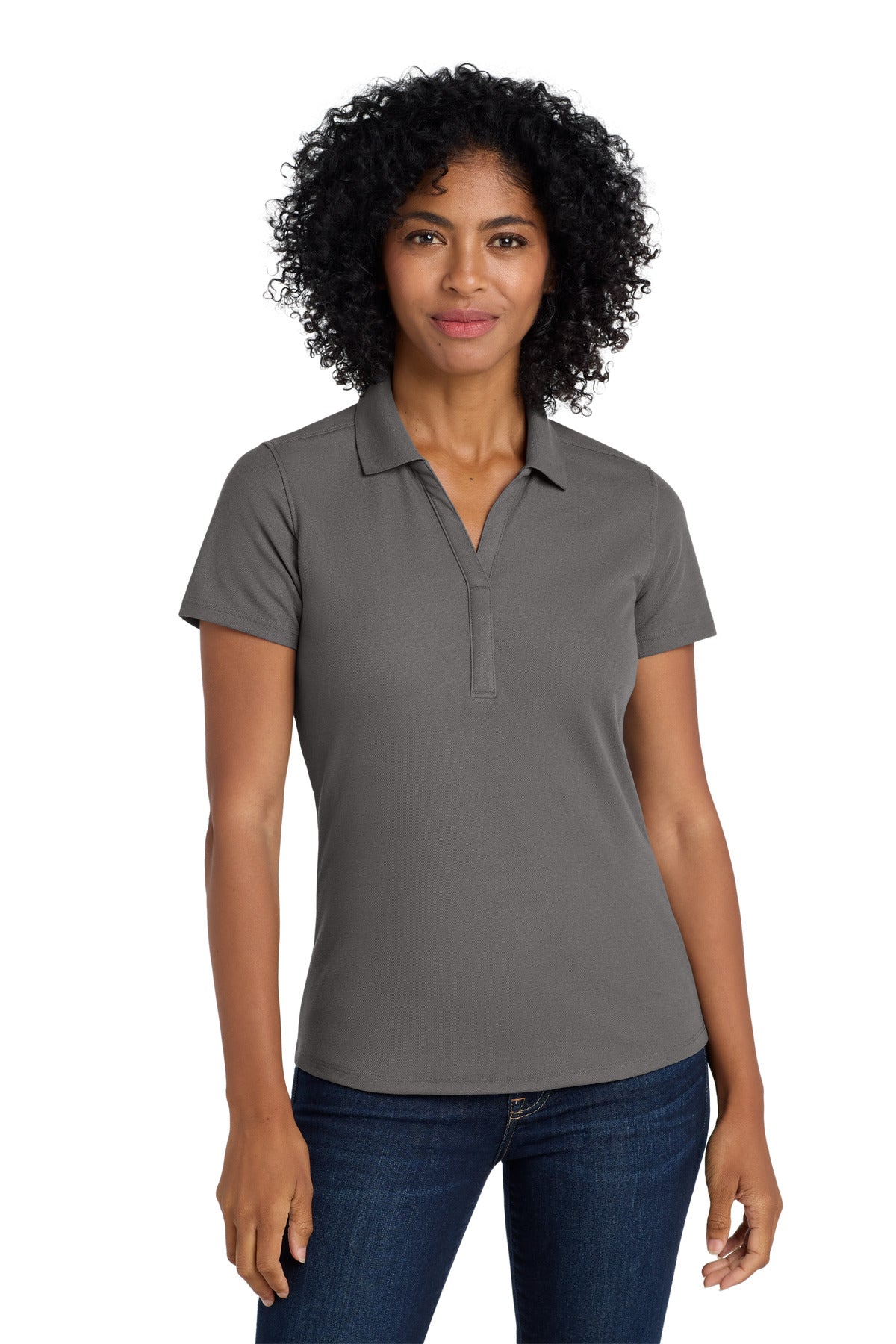 Custom Embroidery or DTF Print - Port Authority  ®  Women's EZPerformance  ™  Pique Polo. LK600