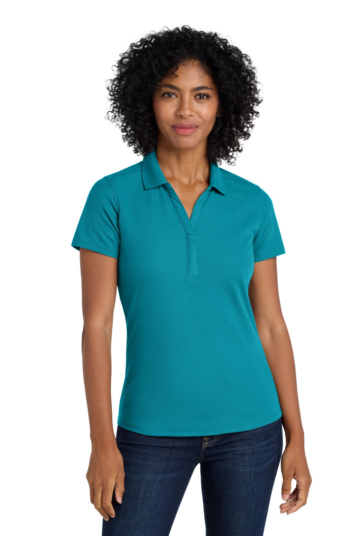 Custom Embroidery or DTF Print - Port Authority  ®  Women's EZPerformance  ™  Pique Polo. LK600