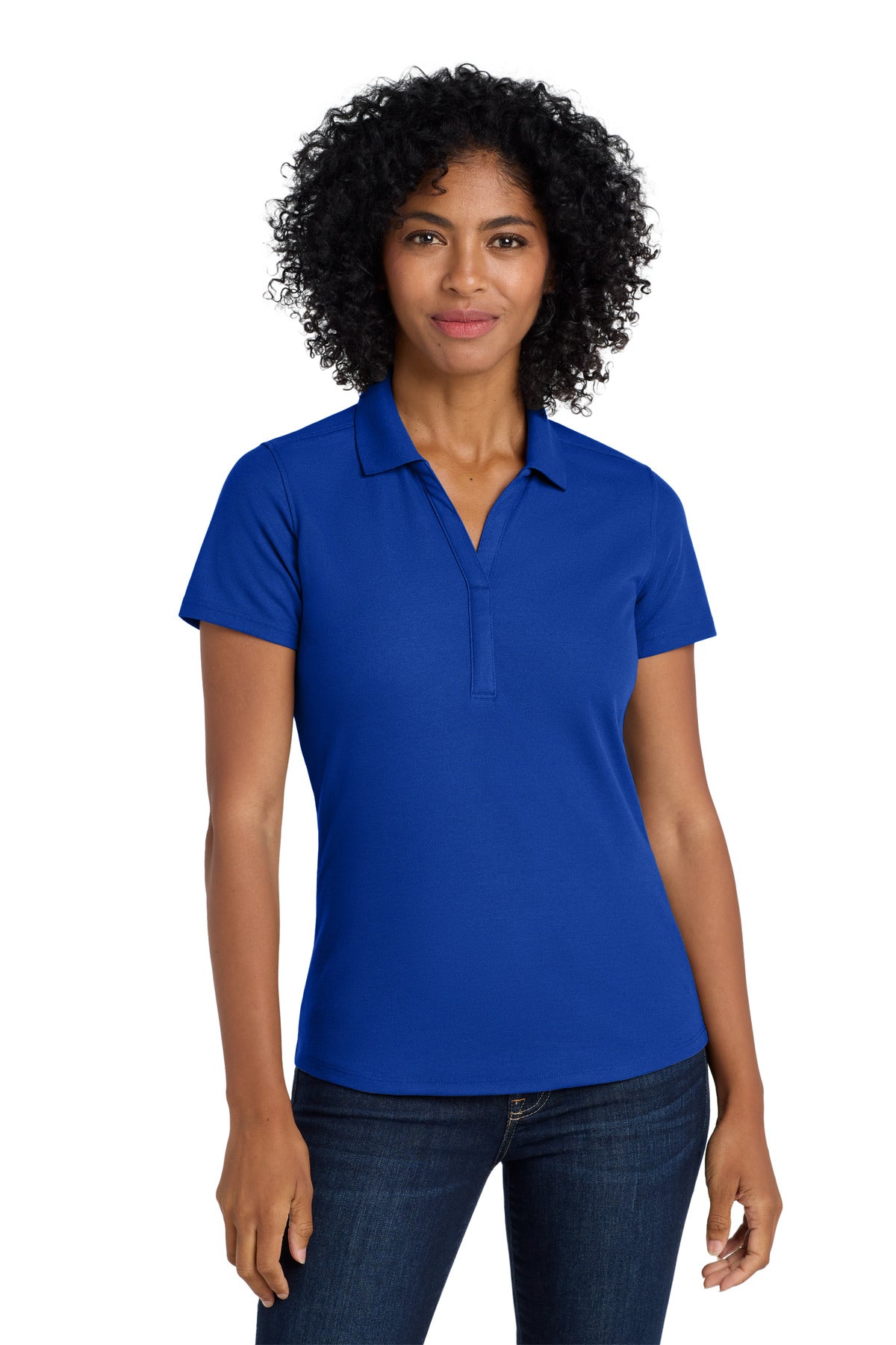 Custom Embroidery or DTF Print - Port Authority  ®  Women's EZPerformance  ™  Pique Polo. LK600