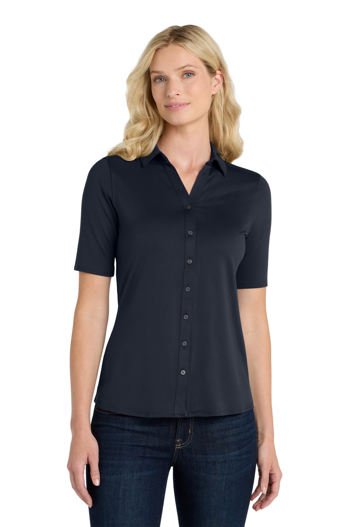 Custom Embroidery or DTF Print - Port Authority ®  Women's City Stretch Top. LK682