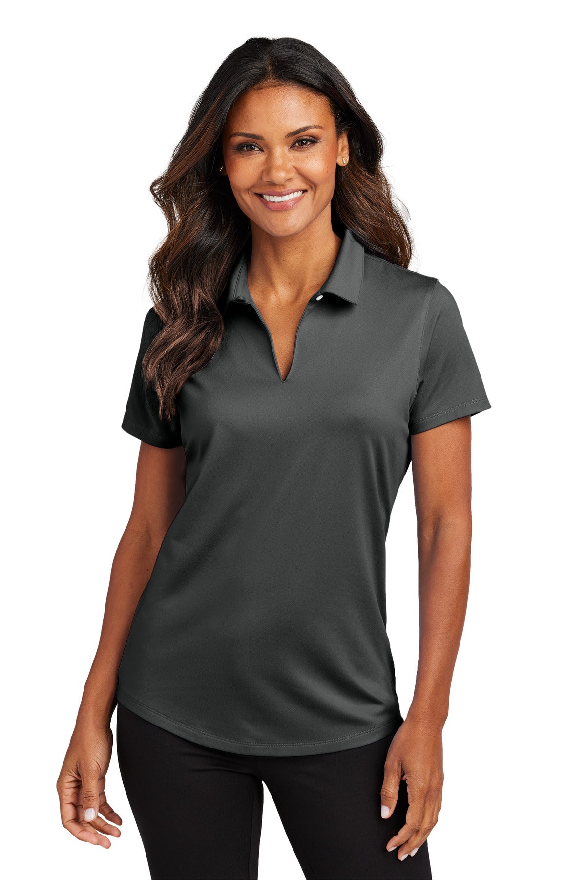 Custom Embroidery or DTF Print - Port Authority ®  Women's City Stretch Polo LK683