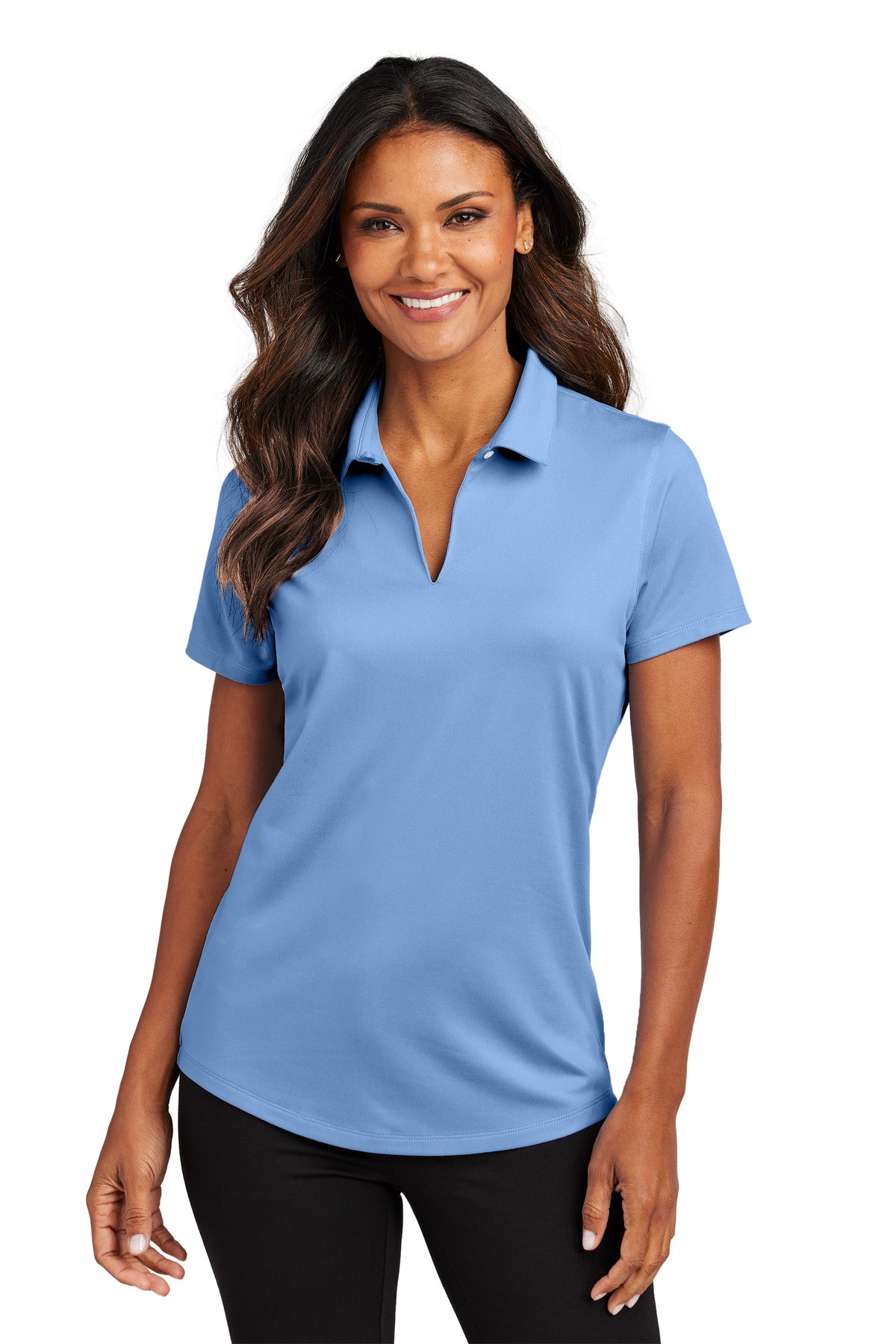 Custom Embroidery or DTF Print - Port Authority ®  Women's City Stretch Polo LK683