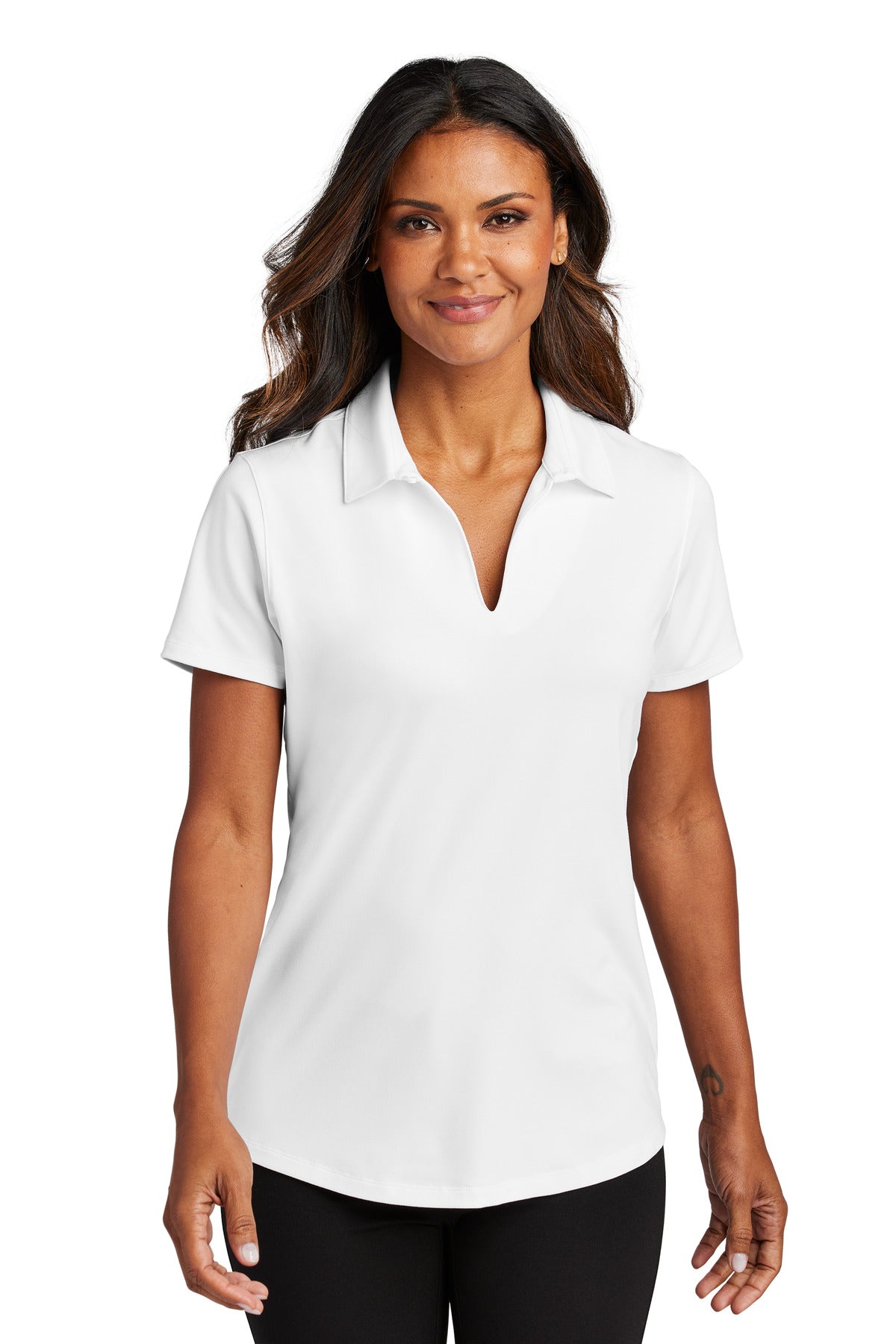 Custom Embroidery or DTF Print - Port Authority ®  Women's City Stretch Polo LK683