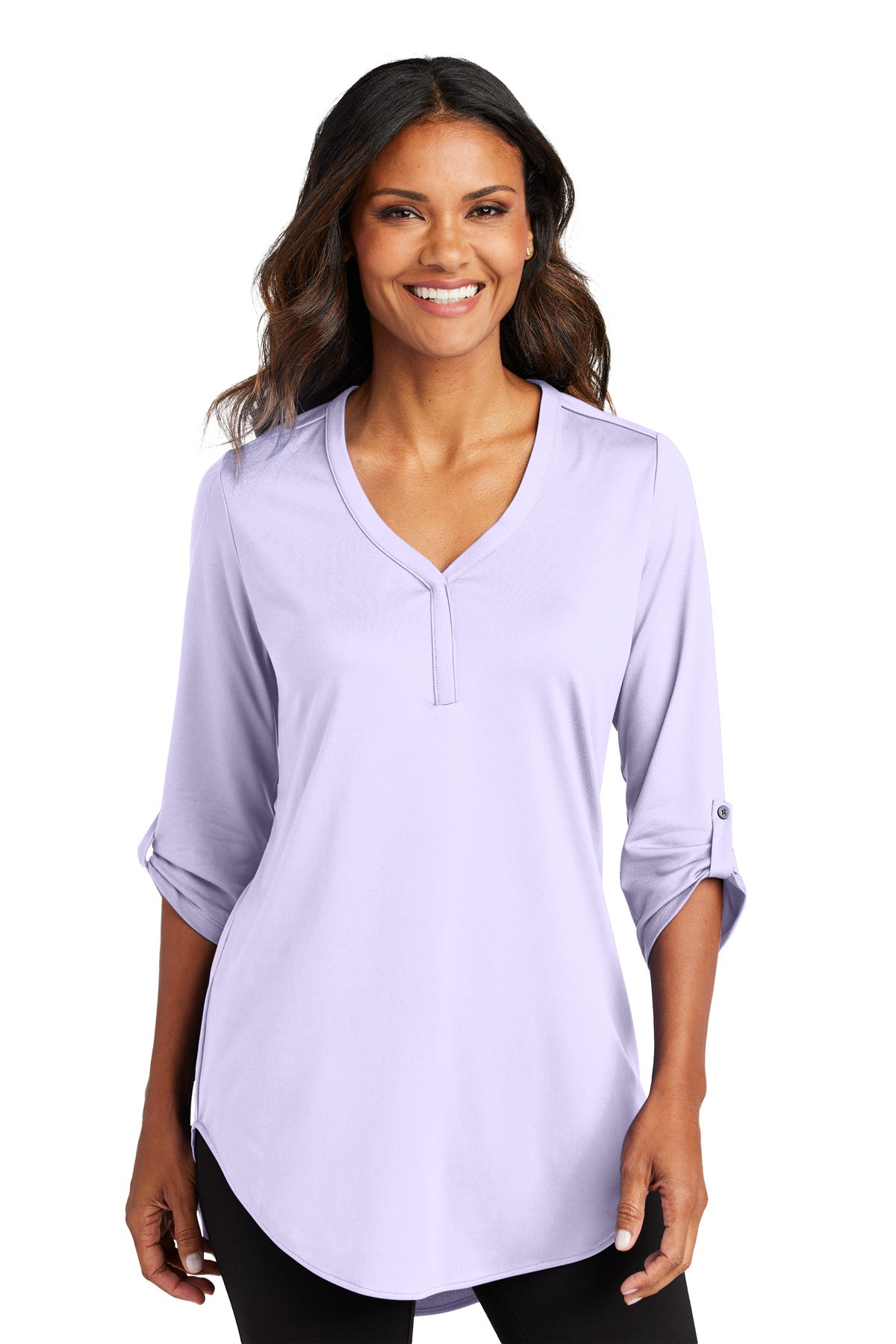 Custom Embroidered - Port Authority© Women's City Stretch 3/4-Sleeve Tunic LK6840