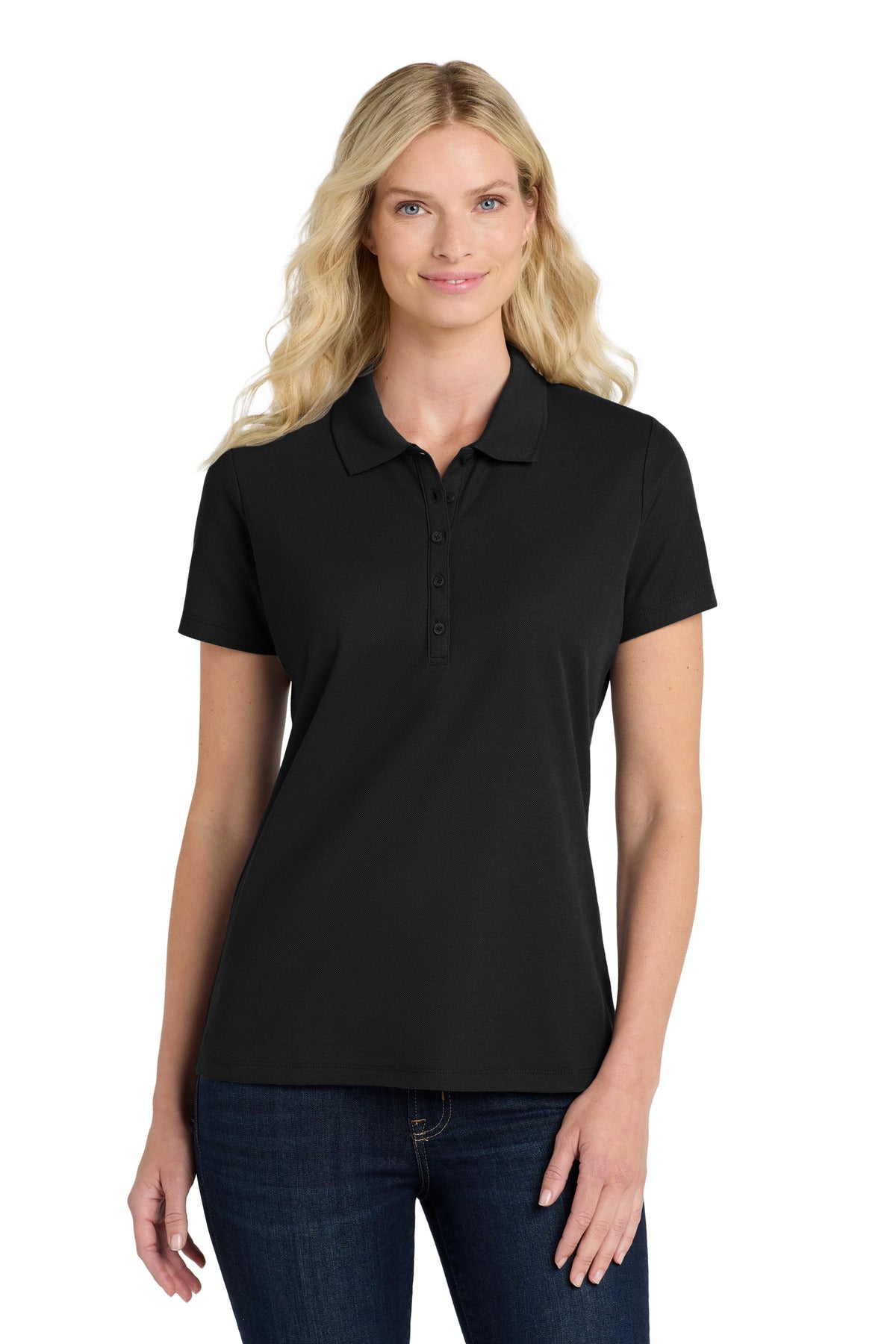 Custom Embroidery or DTF Print - Port Authority ®  Women's SuperPro React ™   Polo. LK810