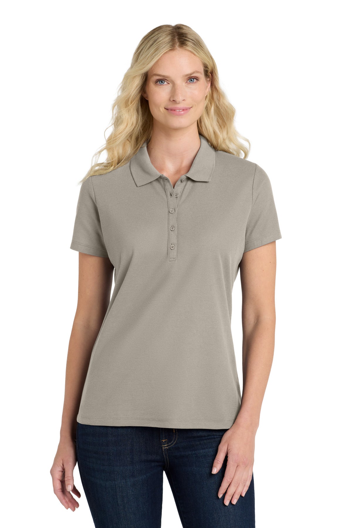 Custom Embroidery or DTF Print - Port Authority ®  Women's SuperPro React ™   Polo. LK810