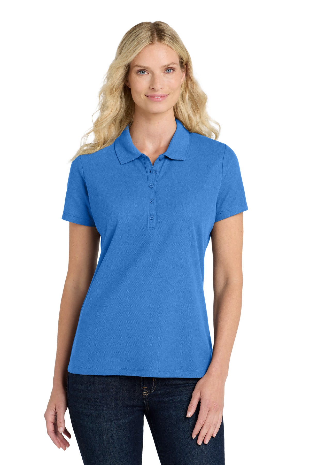Custom Embroidery or DTF Print - Port Authority ®  Women's SuperPro React ™   Polo. LK810