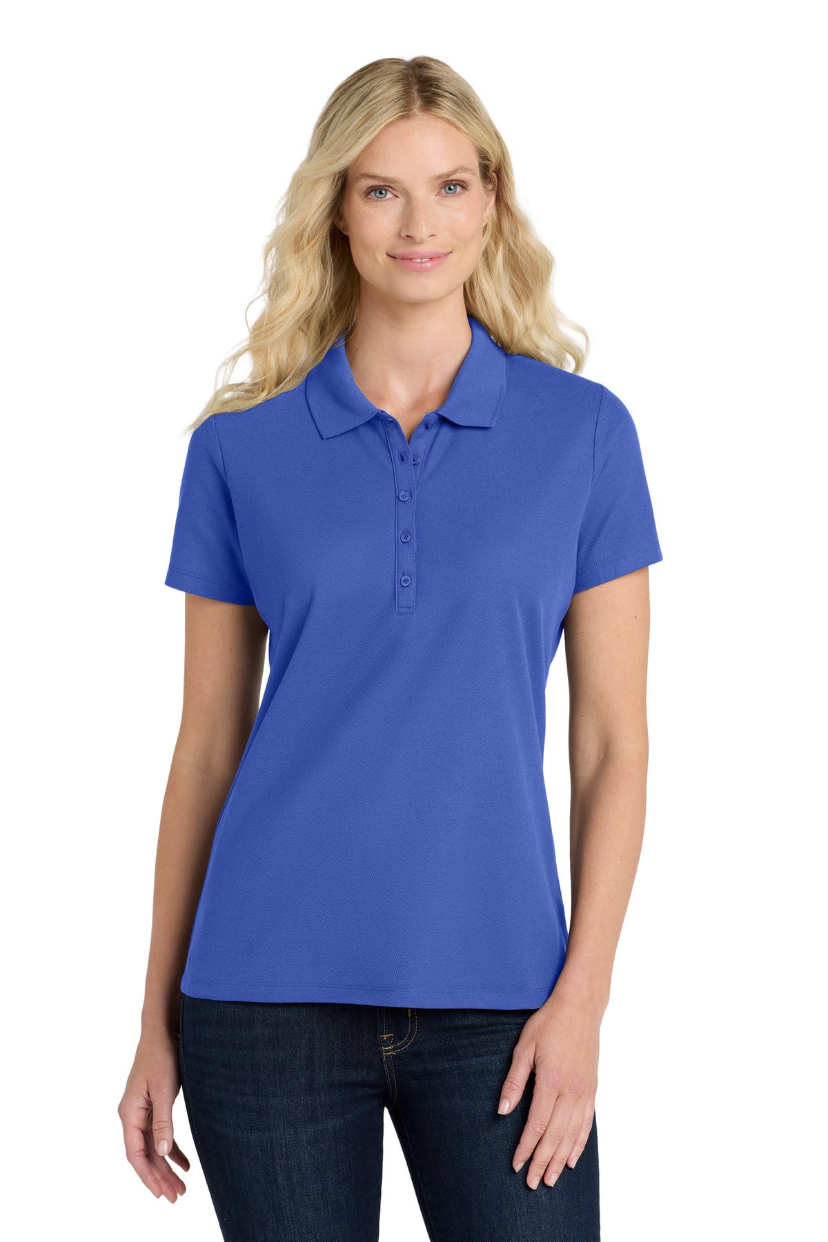 Custom Embroidery or DTF Print - Port Authority ®  Women's SuperPro React ™   Polo. LK810
