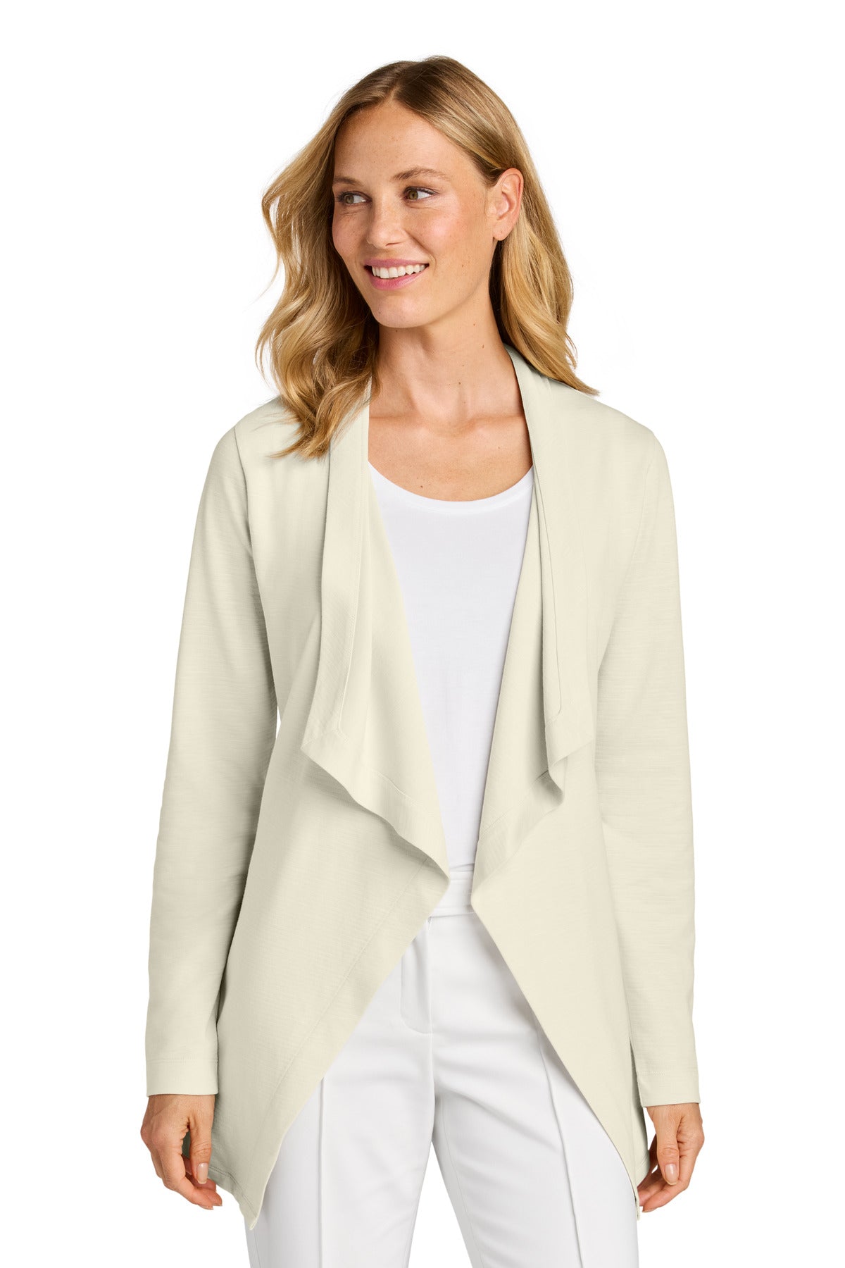 Custom Embroidery or DTF Print - Port Authority ®  Women's Breakwater Open Cardigan LK820