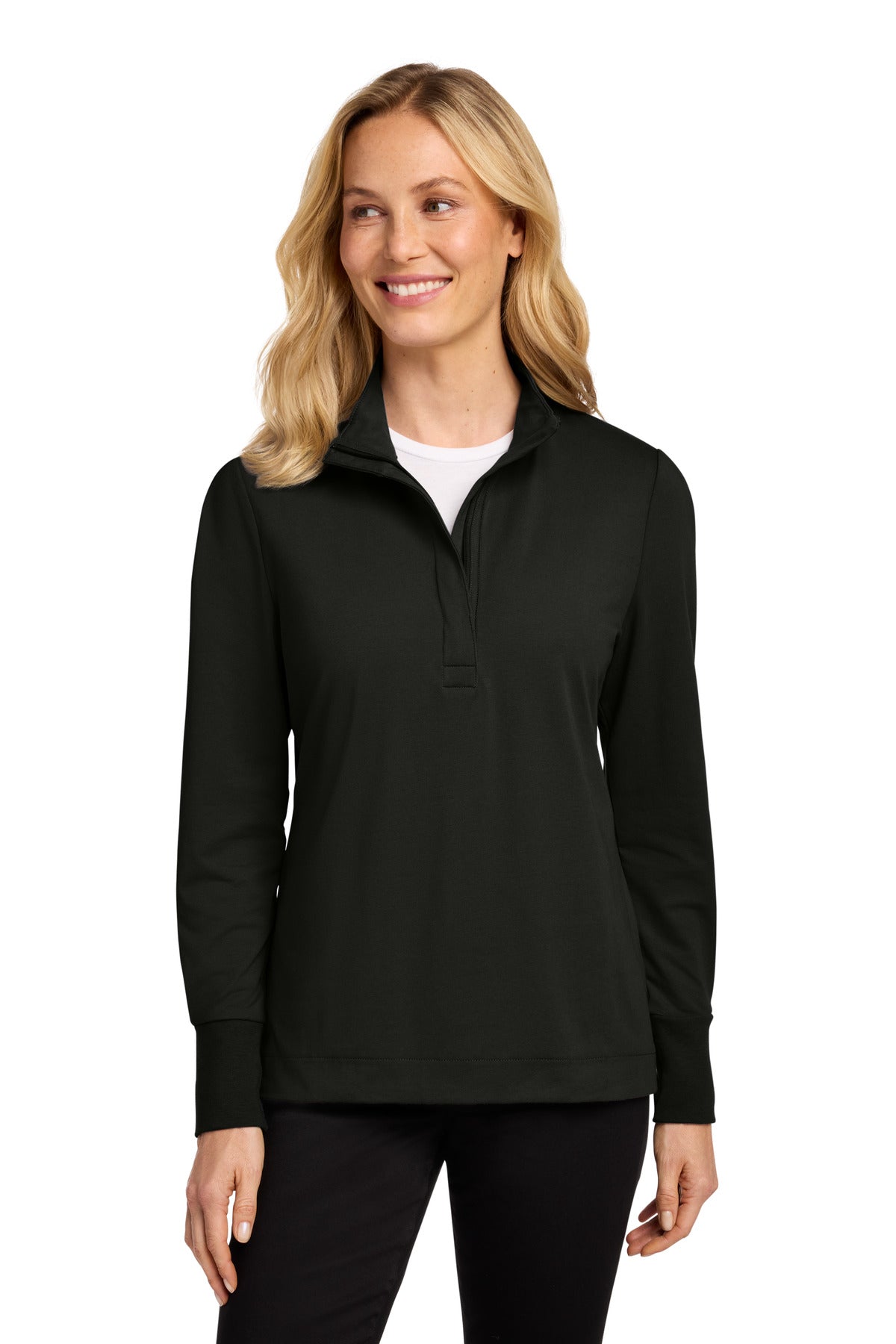 Custom Embroidery or DTF Print - Port Authority ®  Women's Fairway Stretch 1/4-Zip LK829