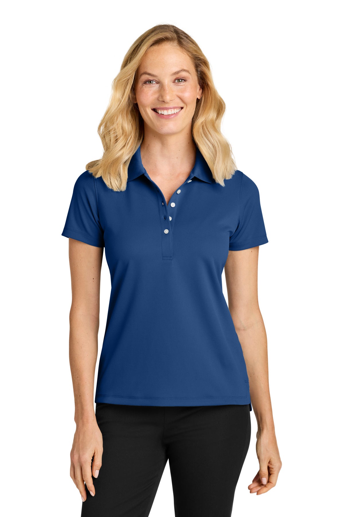Custom Embroidery or DTF Print - Port Authority ®  Women's Dry Zone ®  Stain-Release Grid Polo LK845