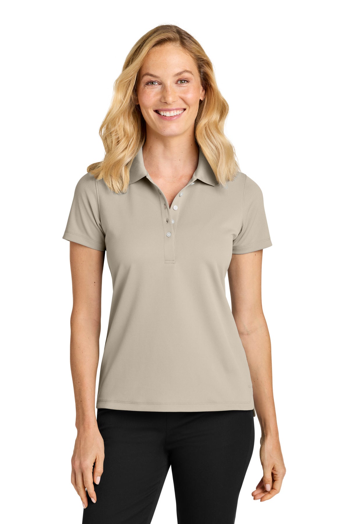 Custom Embroidery or DTF Print - Port Authority ®  Women's Dry Zone ®  Stain-Release Grid Polo LK845