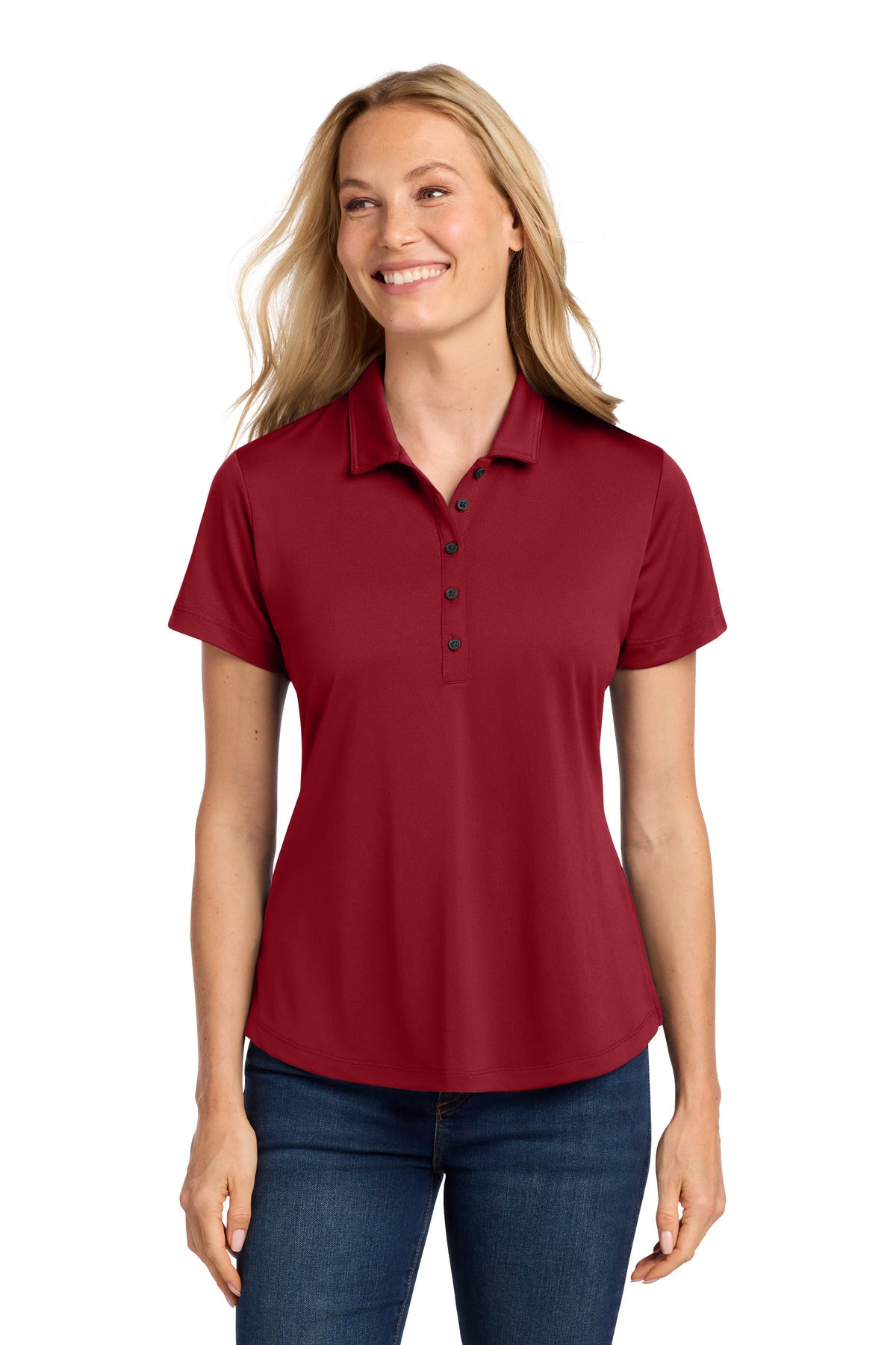 Custom Embroidery or DTF Print - Port Authority ®  Women's C-FREE ®  Snag-Proof Polo LK864