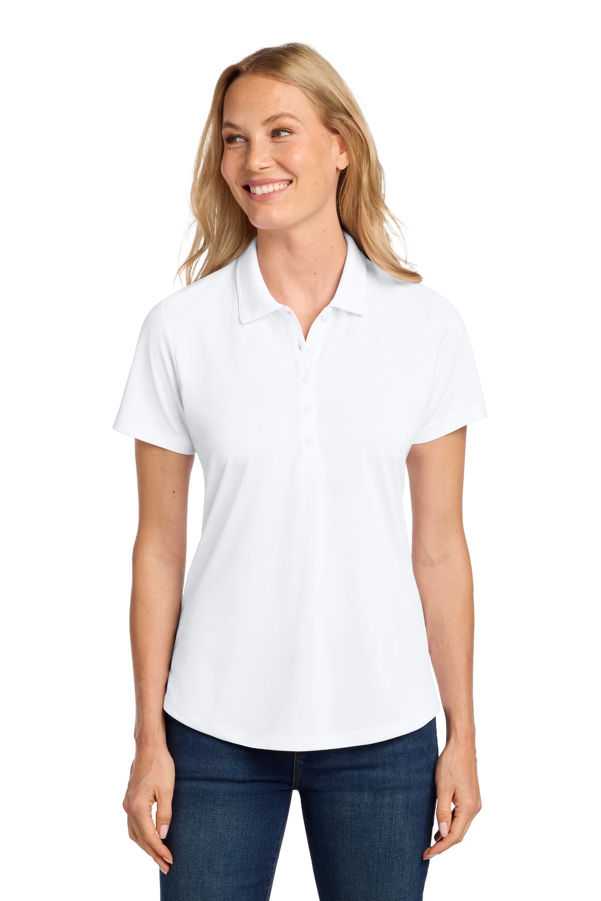 Custom Embroidery or DTF Print - Port Authority ®  Women's C-FREE ®  Snag-Proof Polo LK864