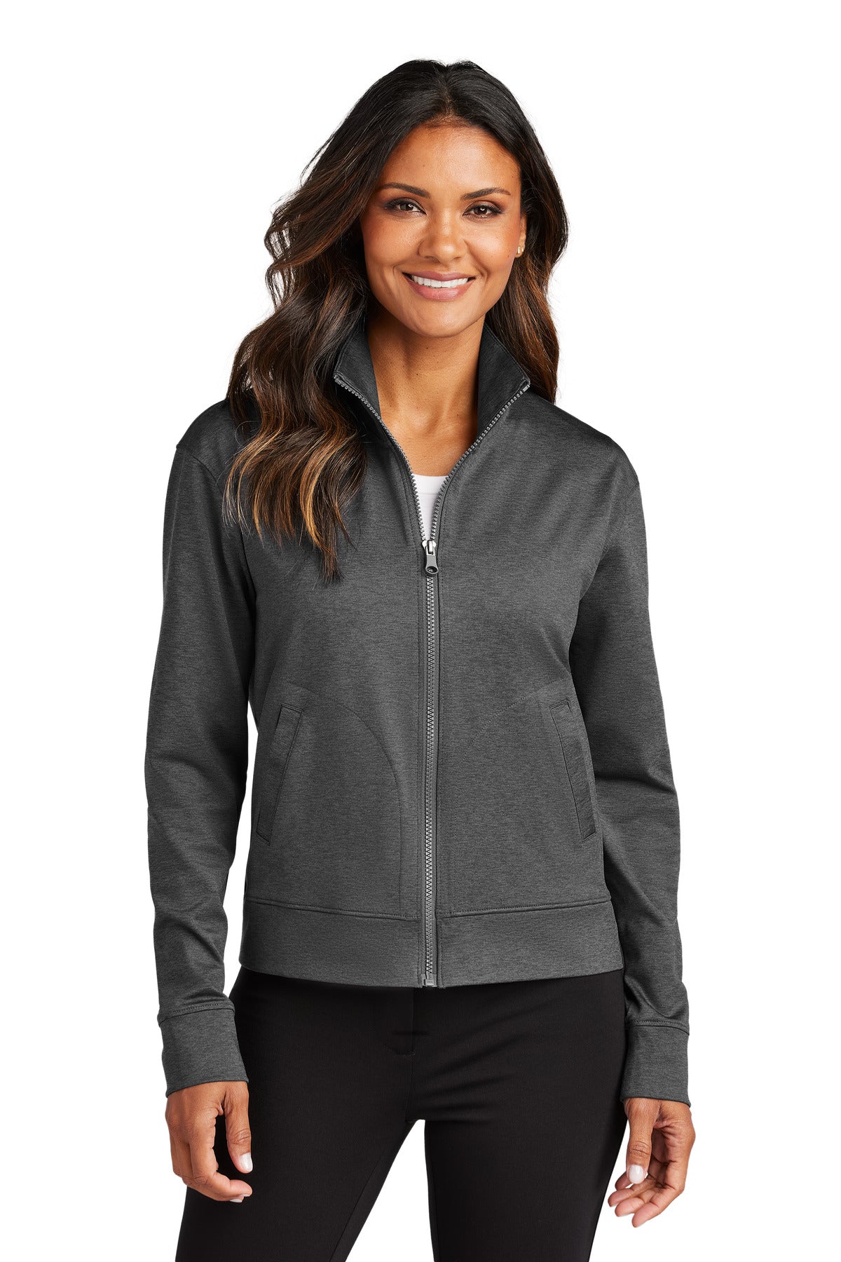 Custom Embroidered - Port Authority® Women's C-FREE® Double Knit Full-Zip LK881